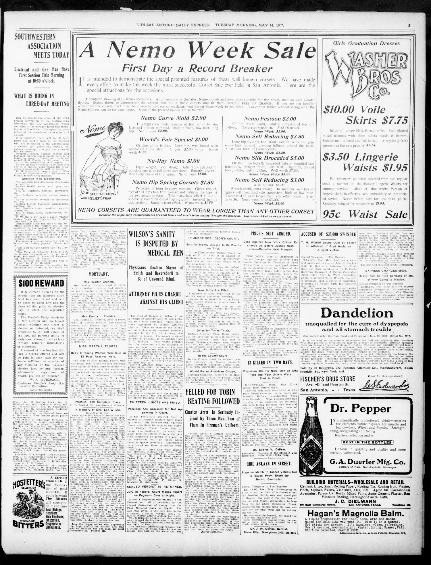 NewspapersFolder1907 – metapth441601_xl_0005Dtd14May1907C4ArtzPolit