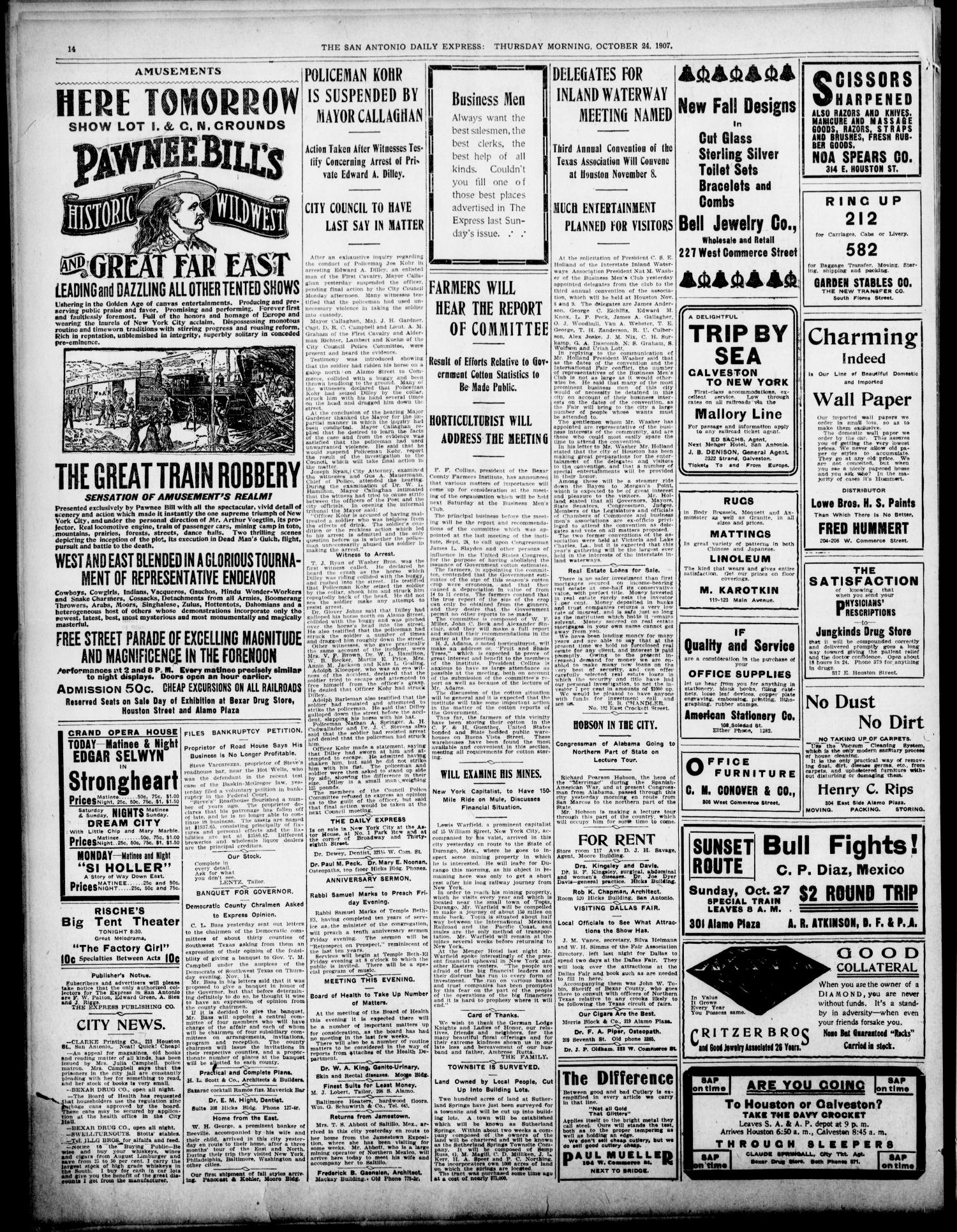 NewspapersFolder1907 – metapth441651_xl_0014Dtd24Oct1907C1-3MatronONsIA