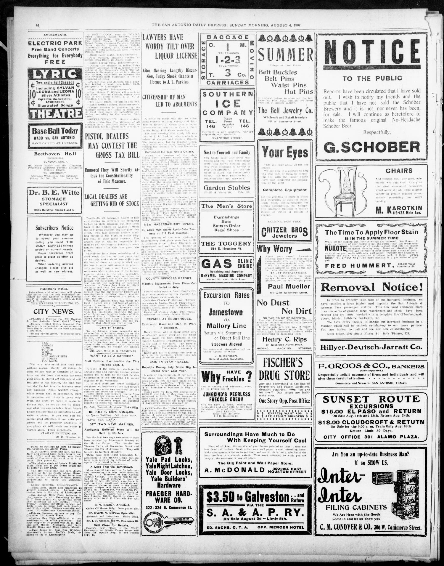 NewspapersFolder1907 – metapth441664_xl_0048Dtd4Aug1907C2KuehnGunTax