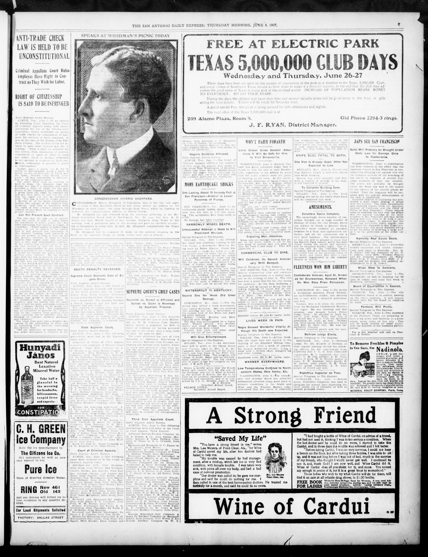 NewspapersFolder1907 – metapth441673_xl_0007Dtd6Jun1907C6ManRace