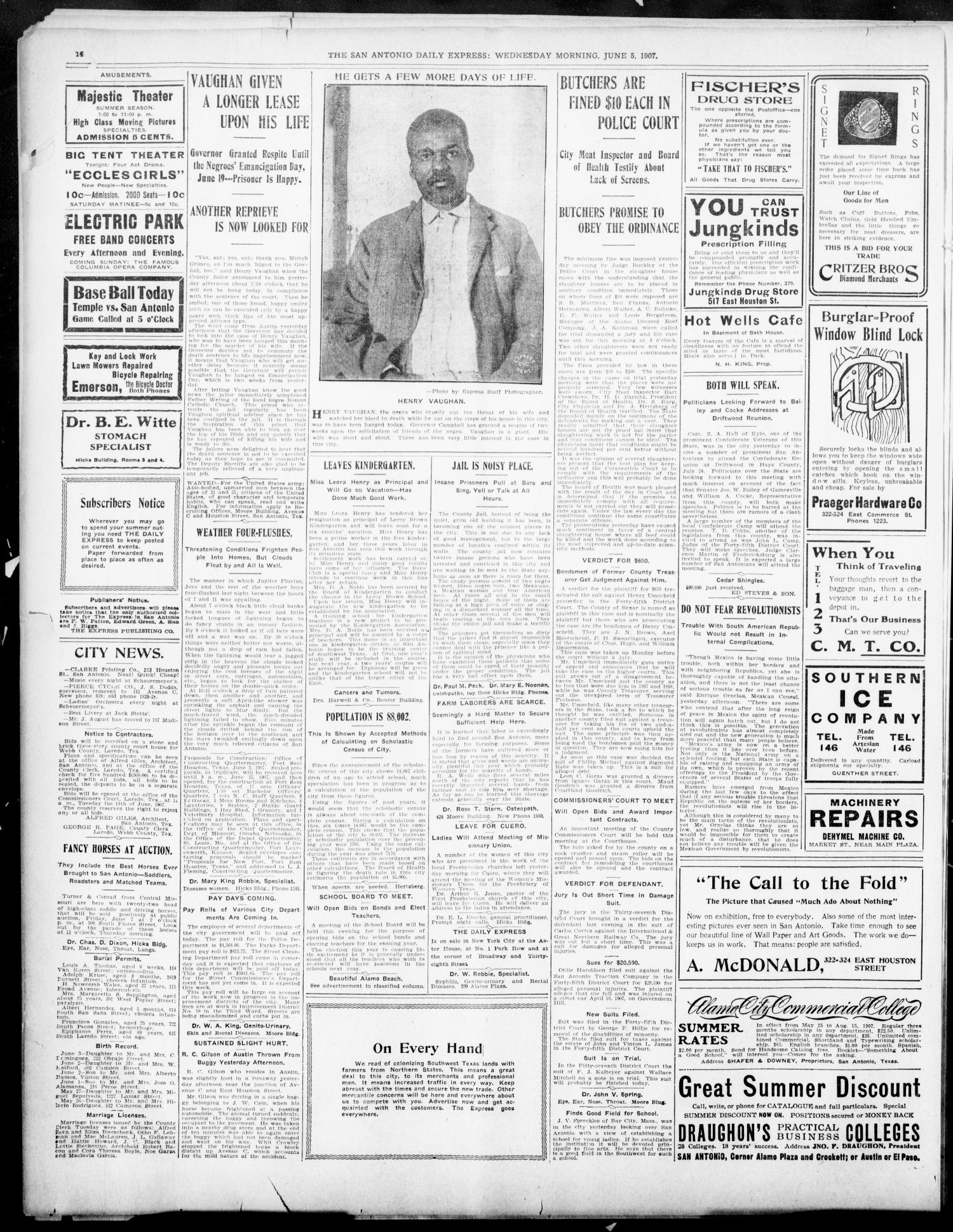 NewspapersFolder1907 – metapth441759_xl_0014Dtd5Jun1907C4Insane
