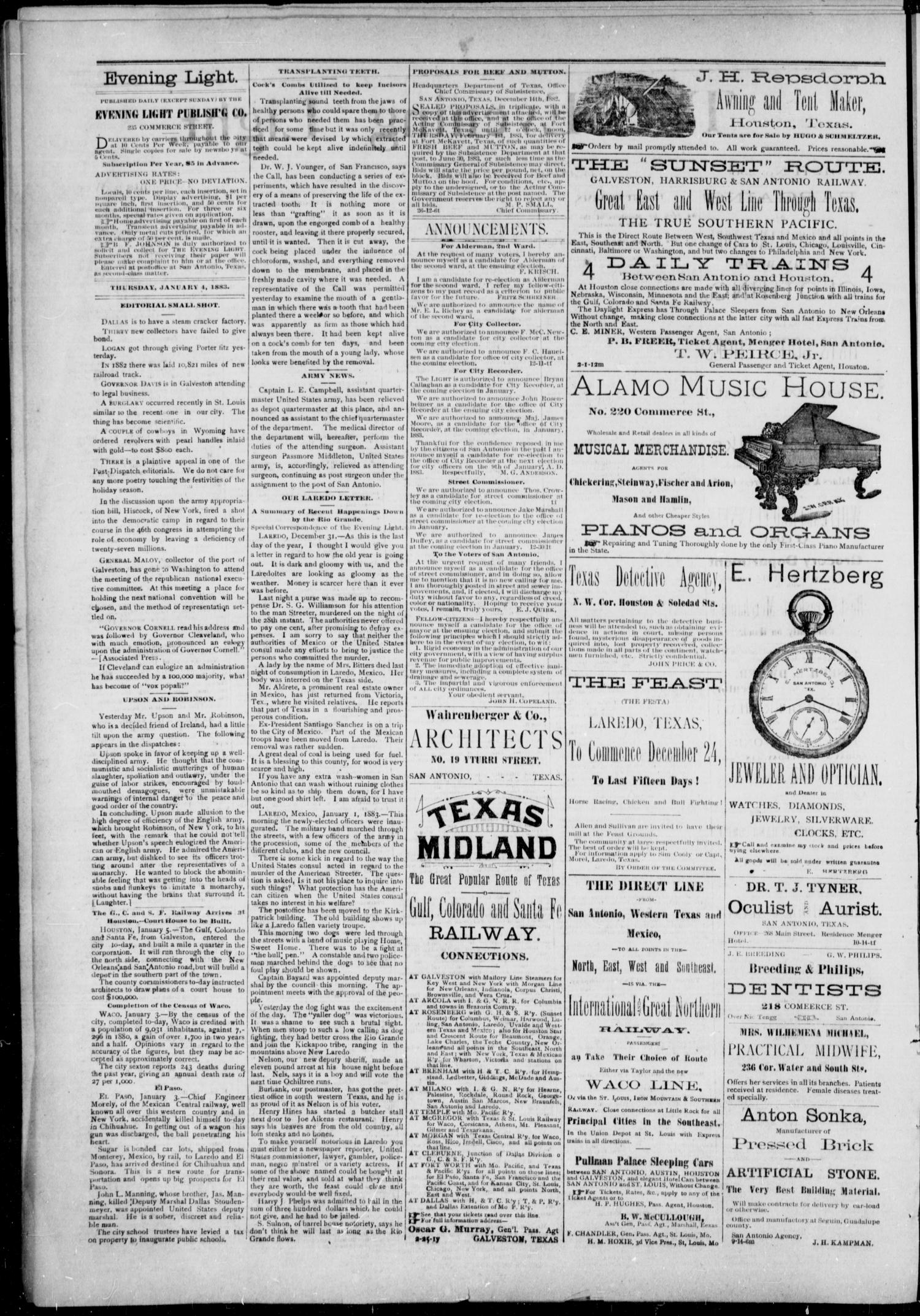 NewspapersFolder1883 – metapth144620_xl_0014Dtd4Jan1883C2Dental