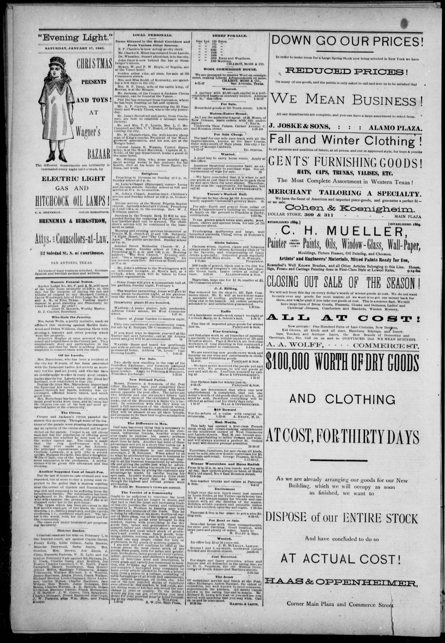 NewspapersFolder1883 – metapth144640_xl_0094Dtd27Jan1883C1ON