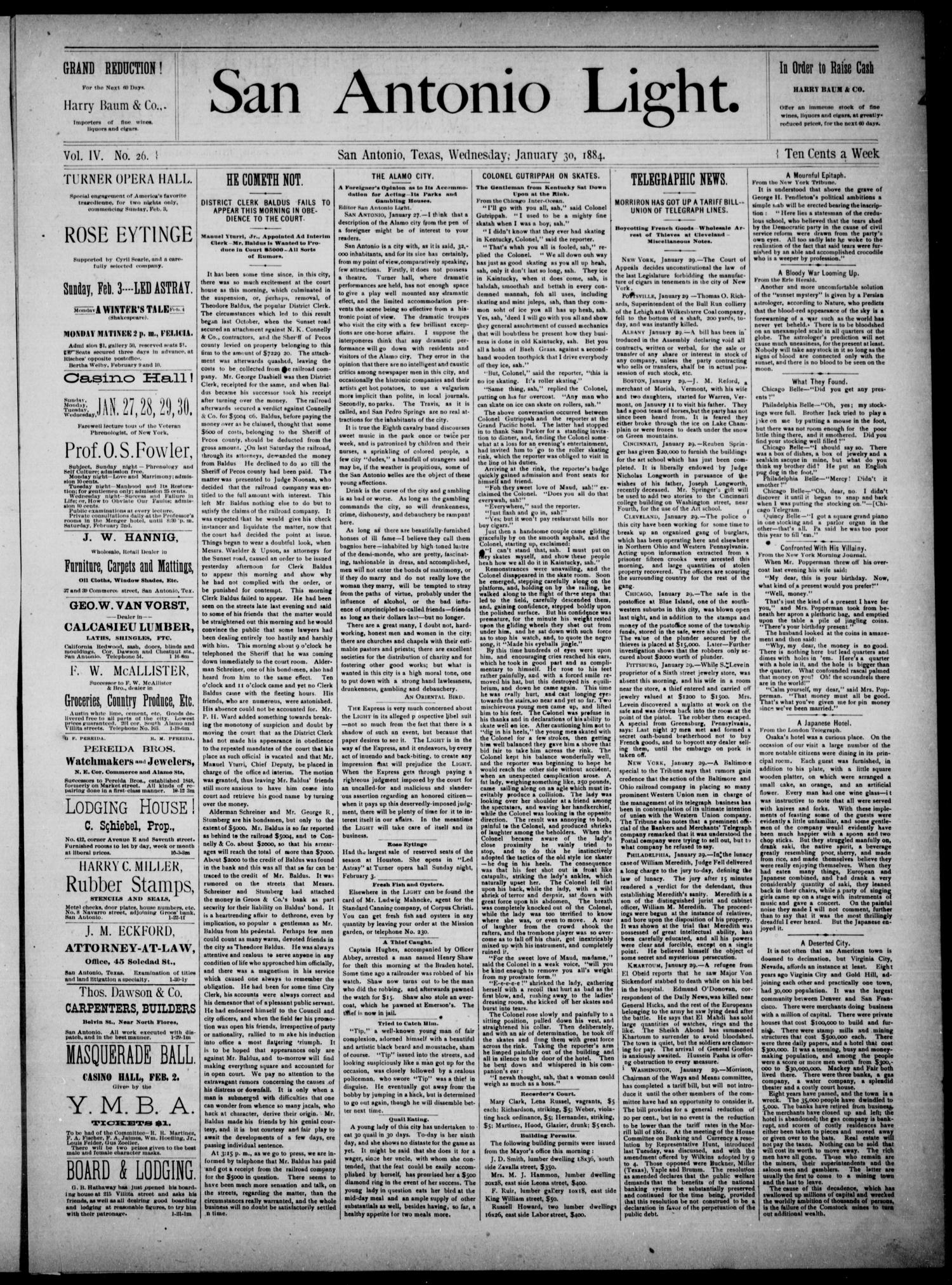 NewspapersFolder1884 – metapth162770_xl_0093Dtd30Jan1884C3ON