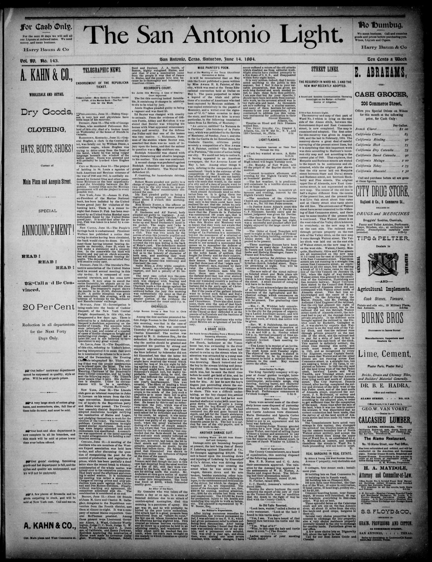NewspapersFolder1884 – metapth162886_xl_0559Dtd14Jun1884C3ONs