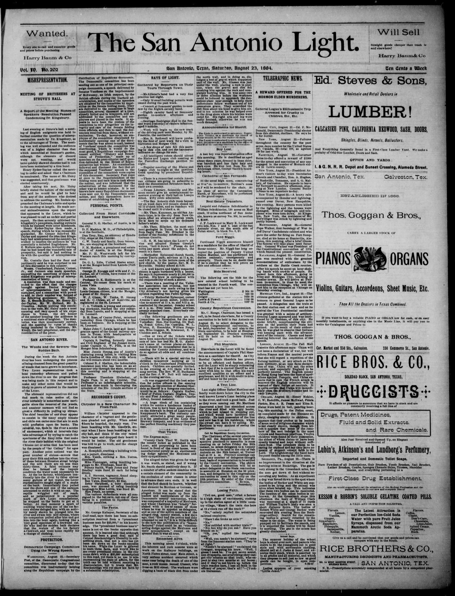 NewspapersFolder1884 – metapth162946_xl_0809Dtd23Aug1884C3-4ElecONs