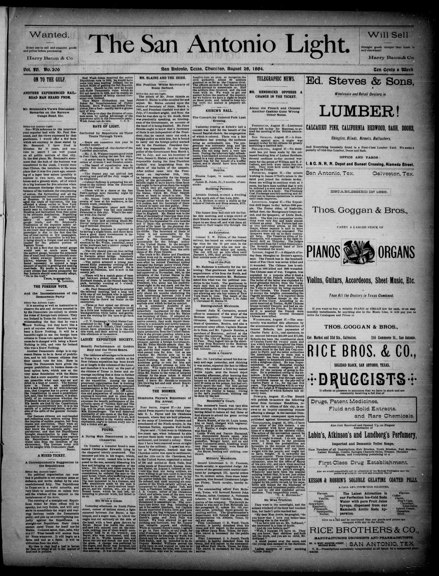 NewspapersFolder1884 – metapth162950_xl_0825Dtd28Aug1884C4ON