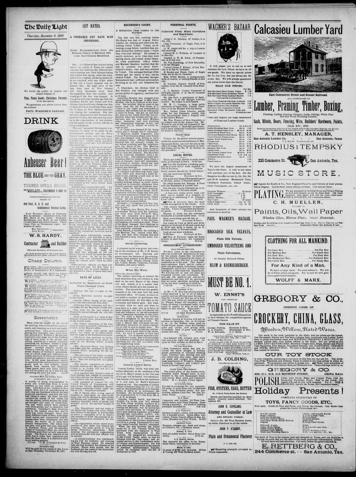 NewspapersFolder1884 – metapth163032_xl_1168Dtd4Dec1884C2-3ONs