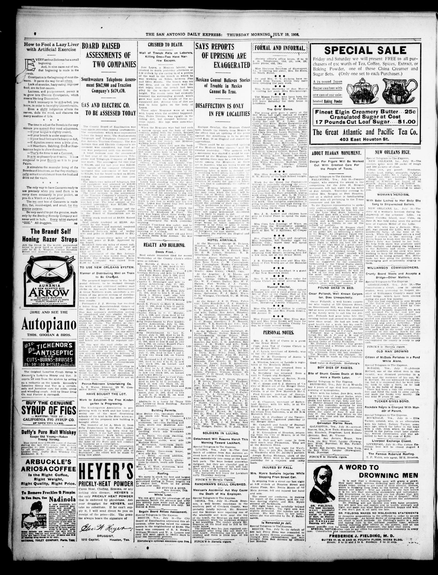 NewspapersFolder1906 – metapth441332_xl_0006Dtd19Jul1906C3ON