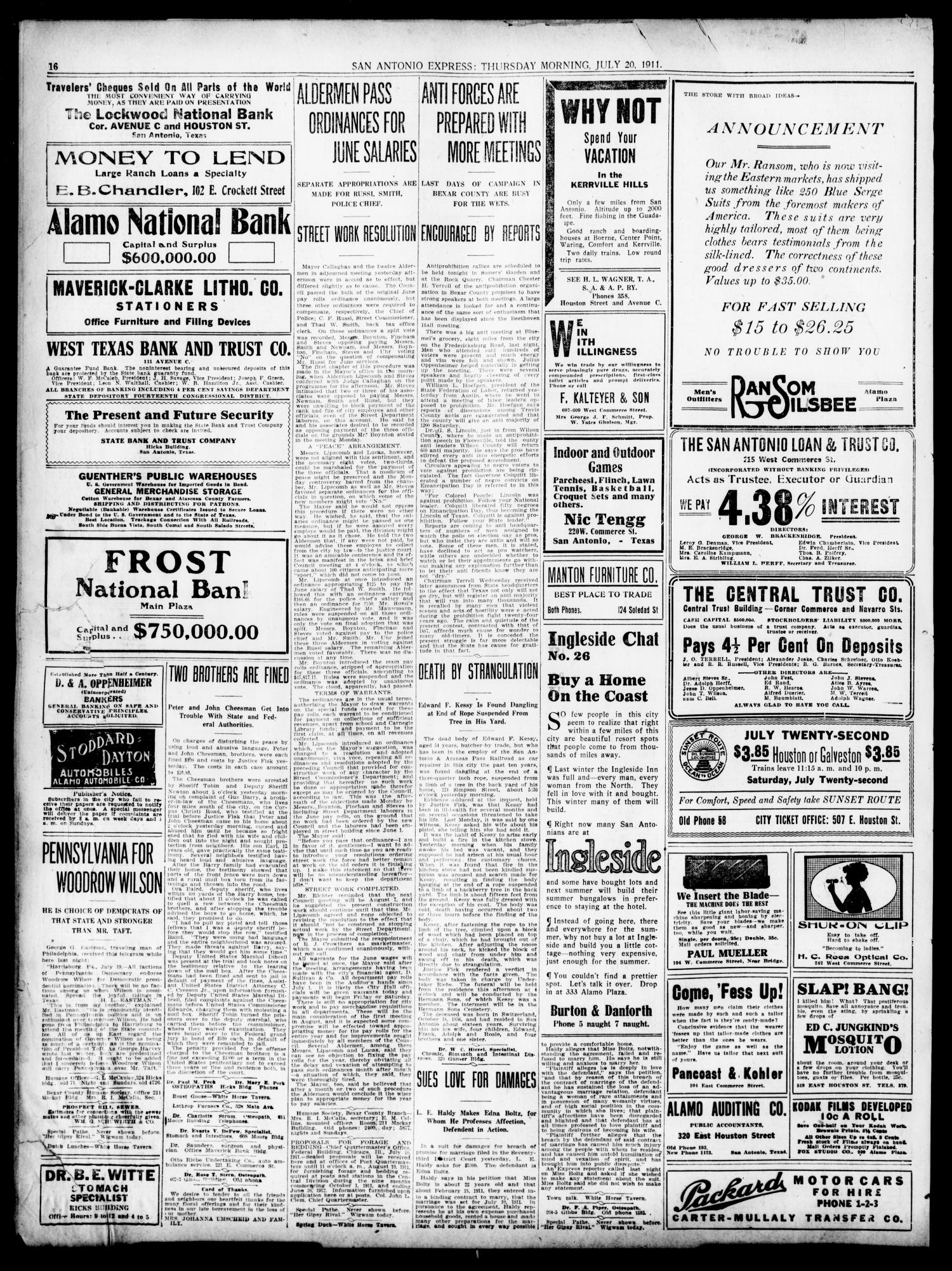 1911Pg16SAExp20Jul1911politicsON