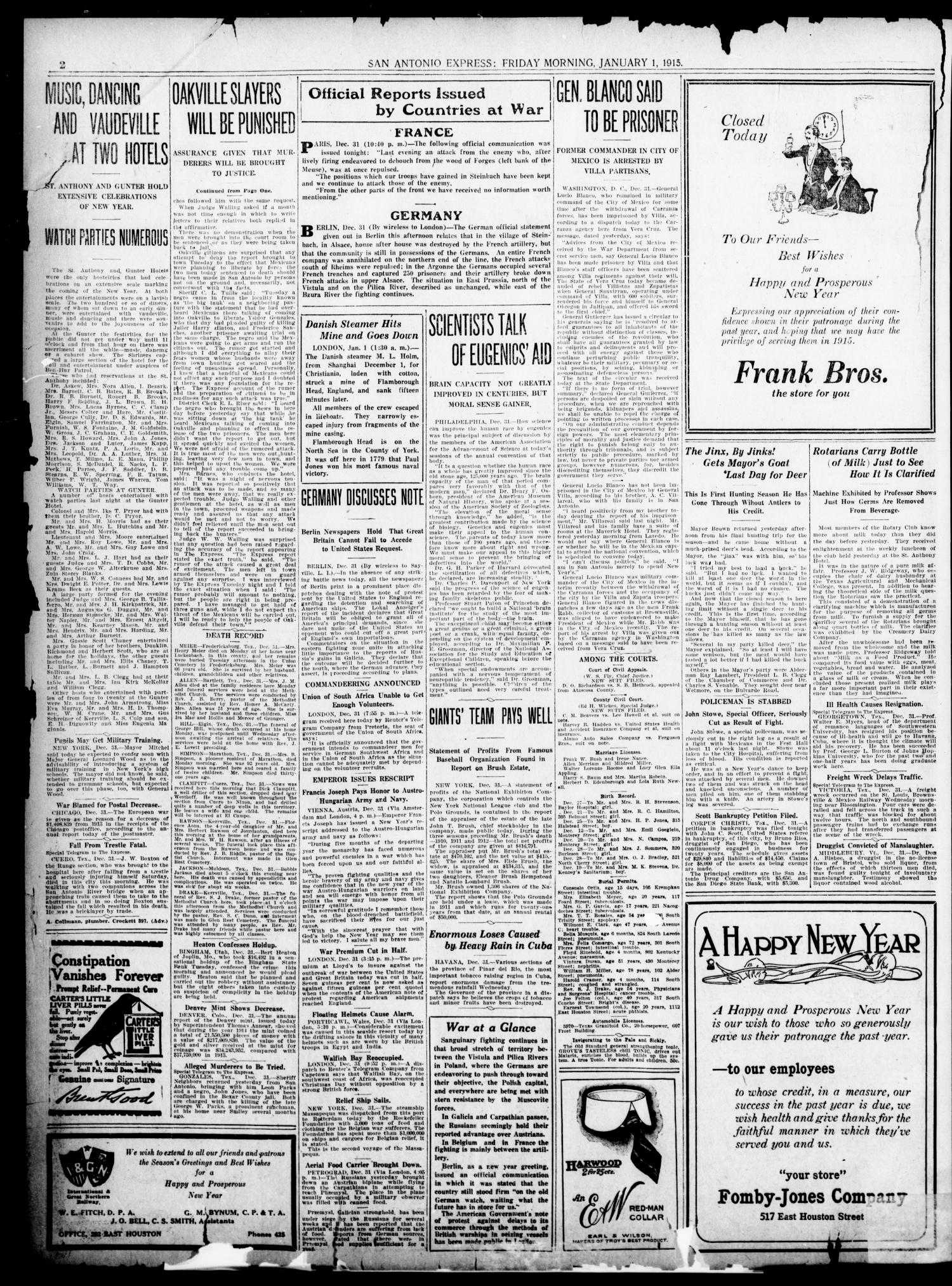 01Jan1915Pg2SAExp1Jan1915STOWEstabbed