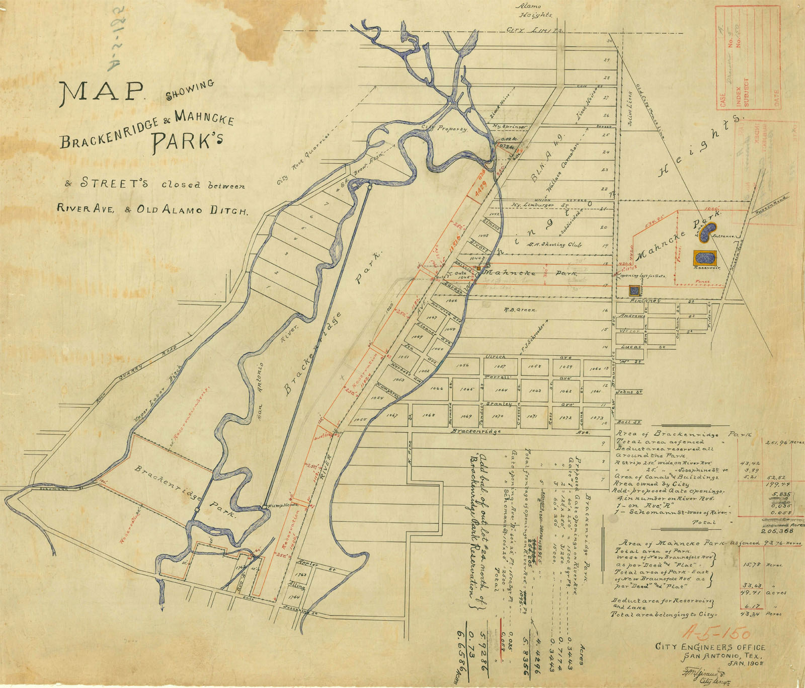 SiteMapsFolder Brackenridge Map 1908