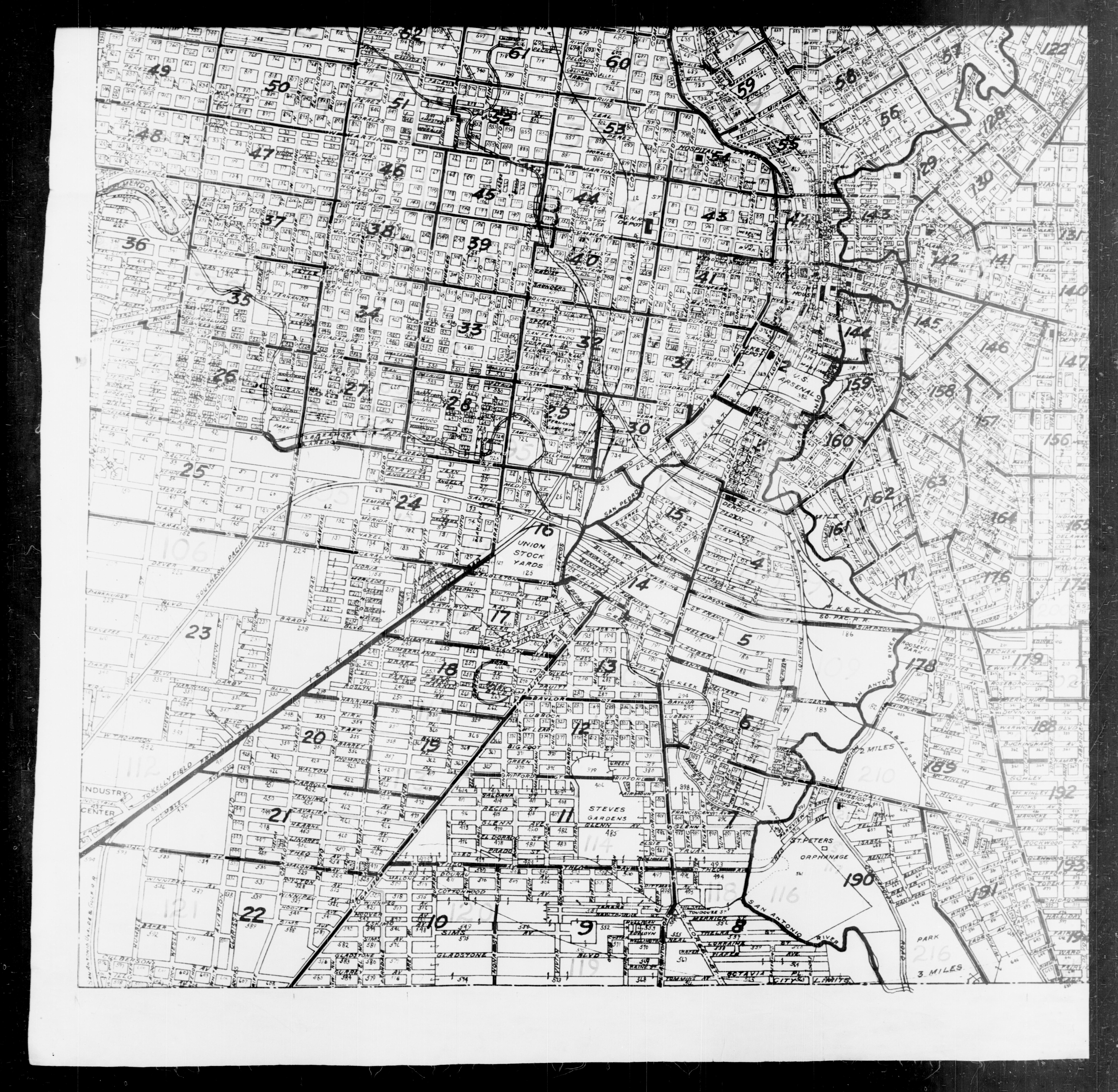 SiteMapsFolder San Antonio Texas Census Enumeration Districts 1940 3