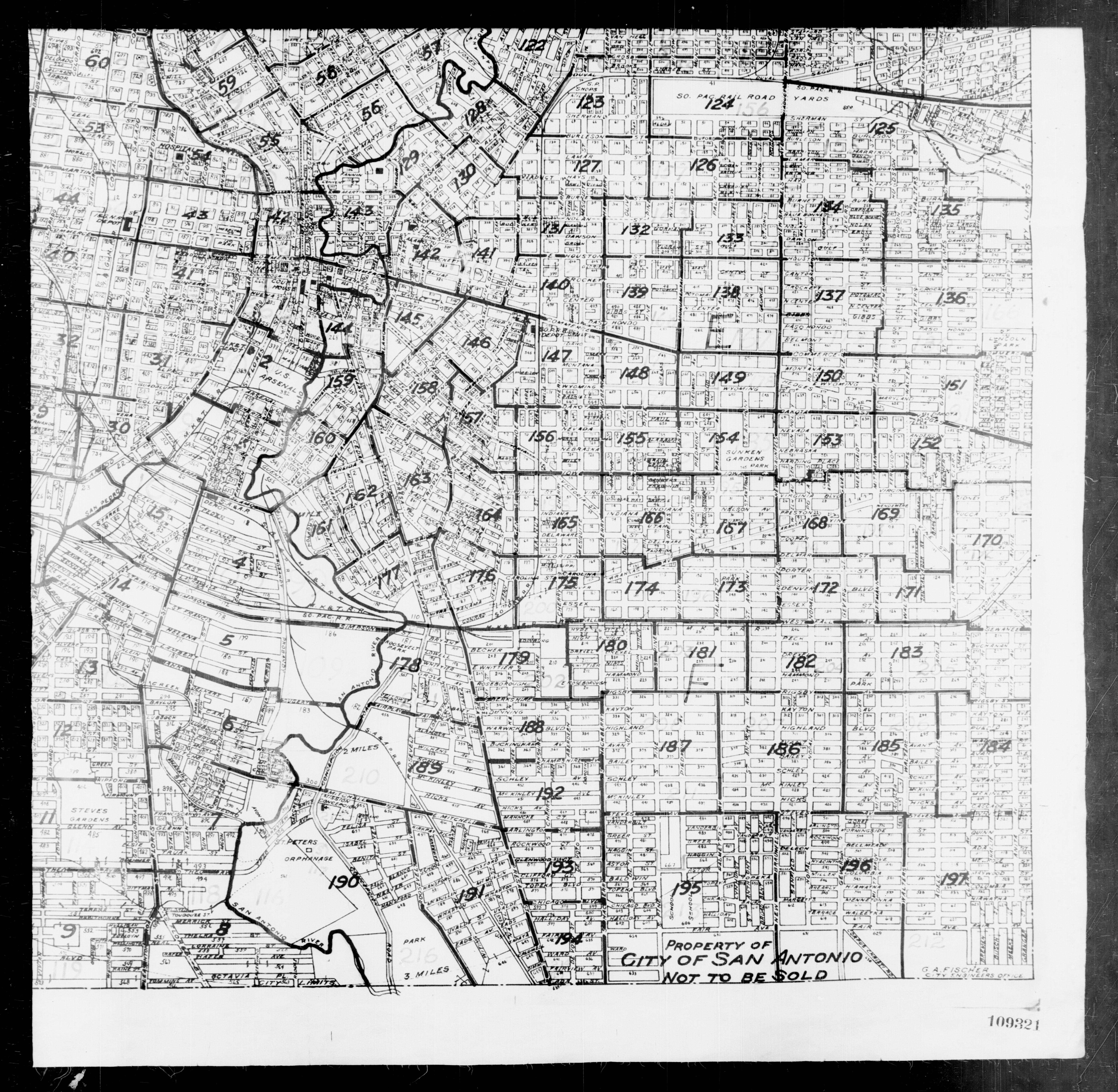 SiteMapsFolder San Antonio Texas Census Enumeration Districts 1940 4