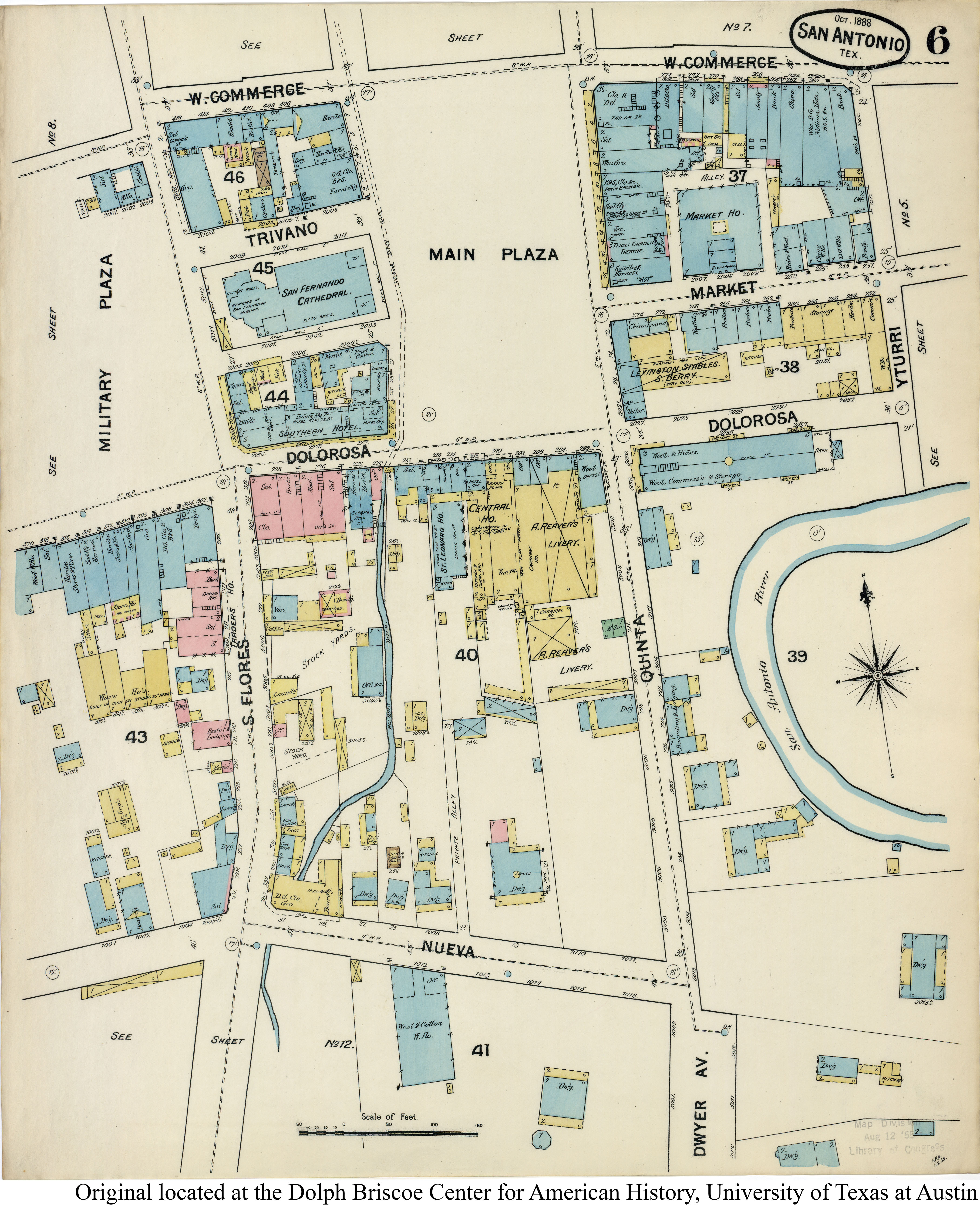SiteMapsFolder Txu Sanborn San Antonio 1888 06