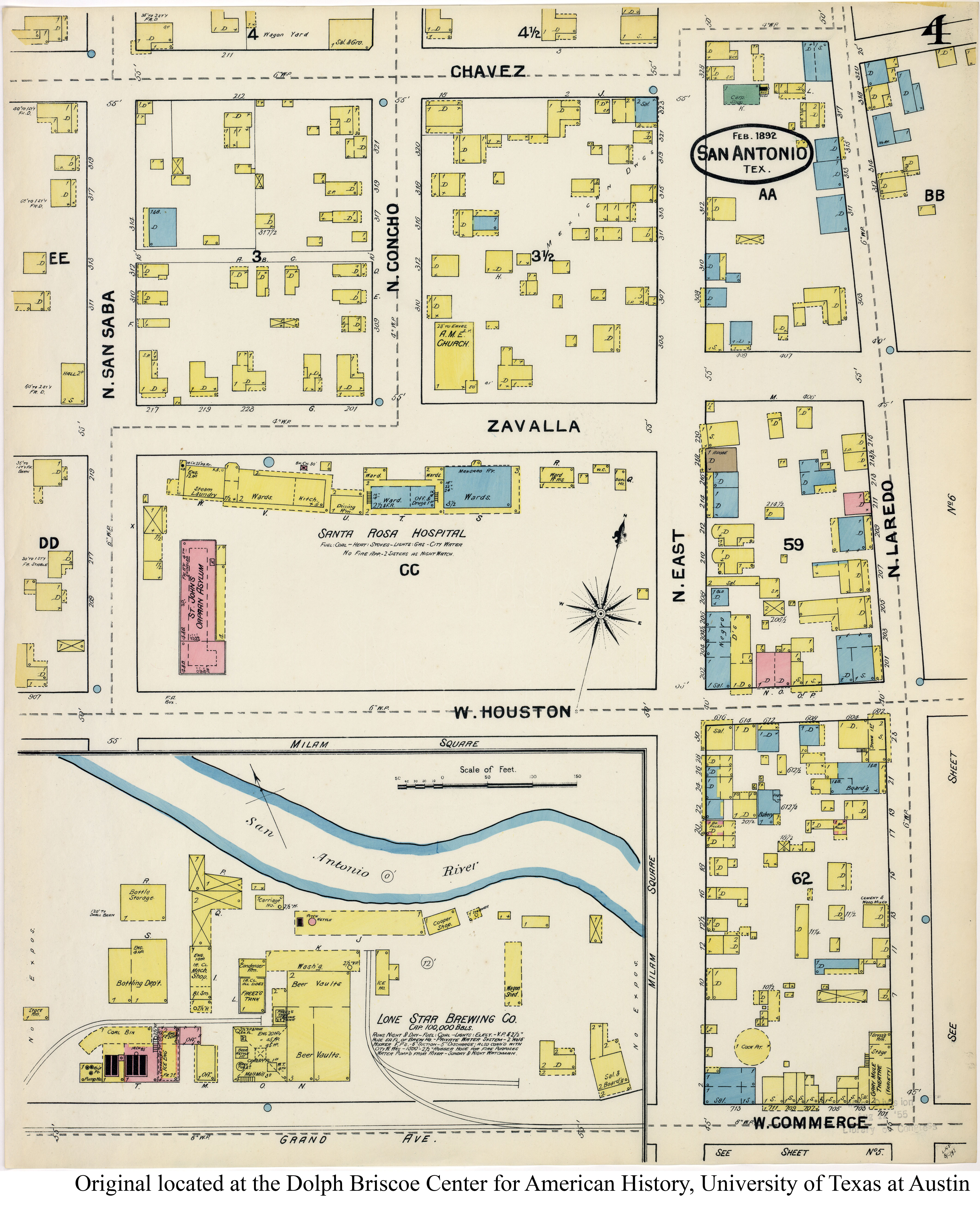 SiteMapsFolder Txu Sanborn San Antonio 1892 04