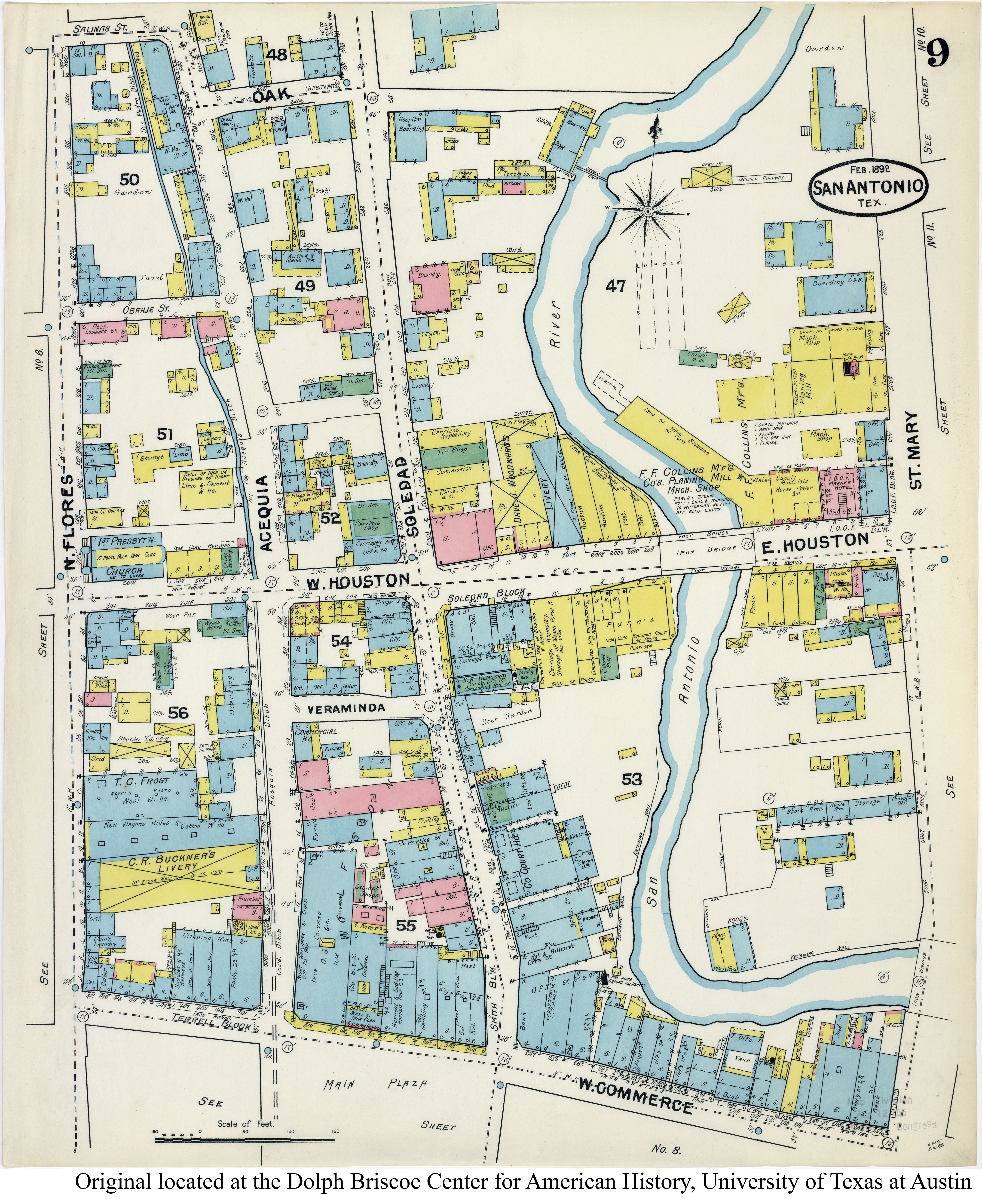 SiteMapsFolder Txu Sanborn San Antonio 1892 09