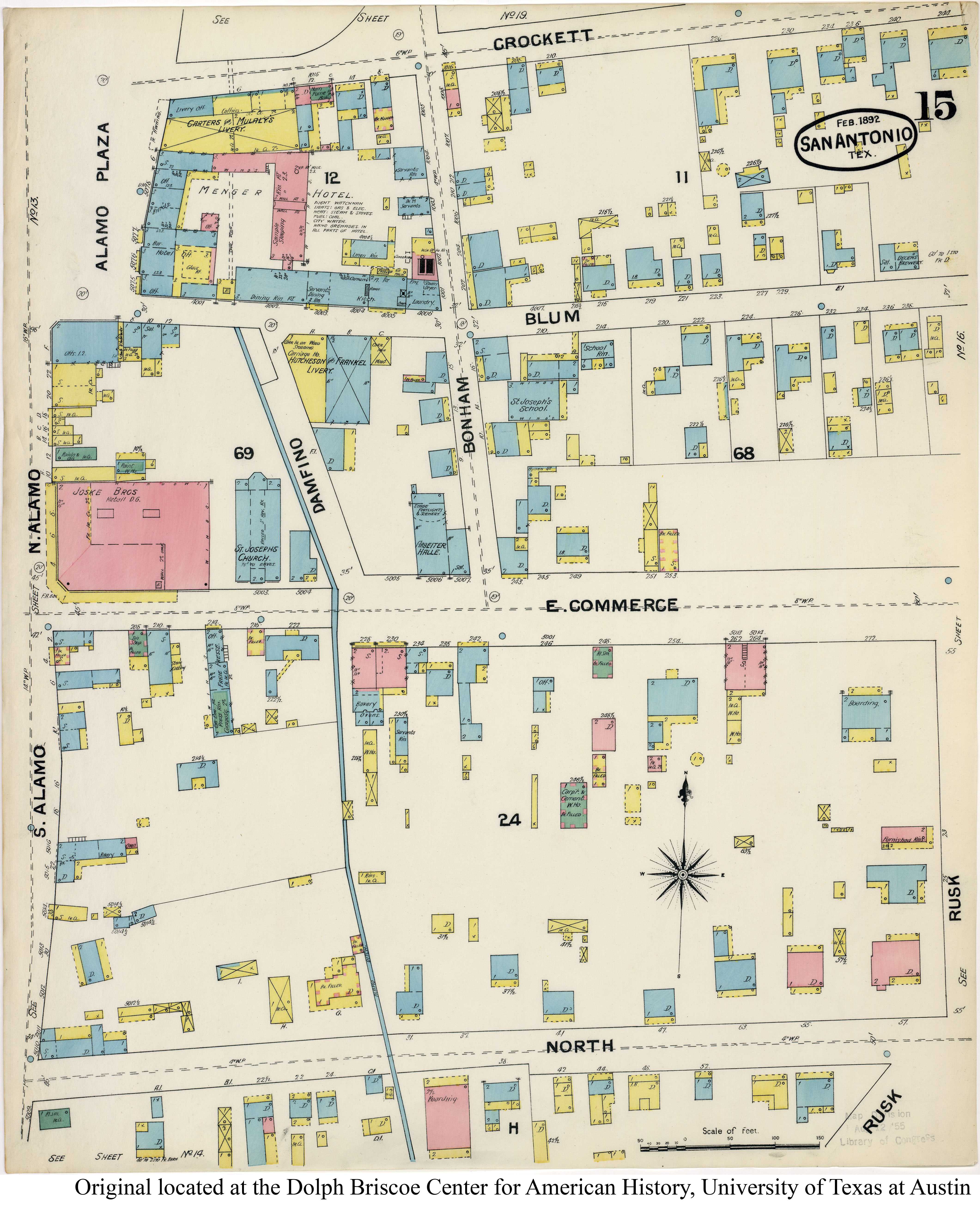 SiteMapsFolder Txu Sanborn San Antonio 1892 15