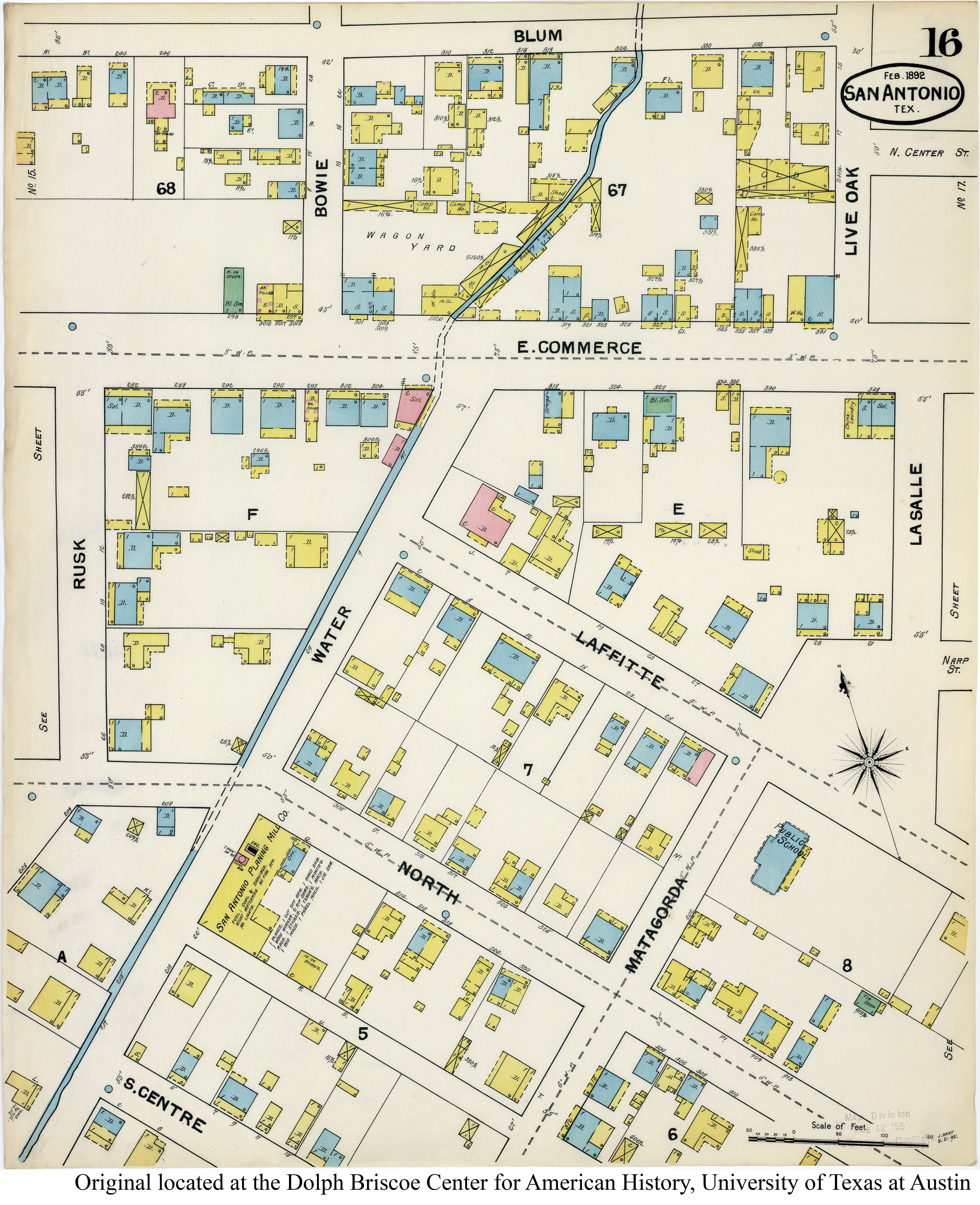 SiteMapsFolder Txu Sanborn San Antonio 1892 16