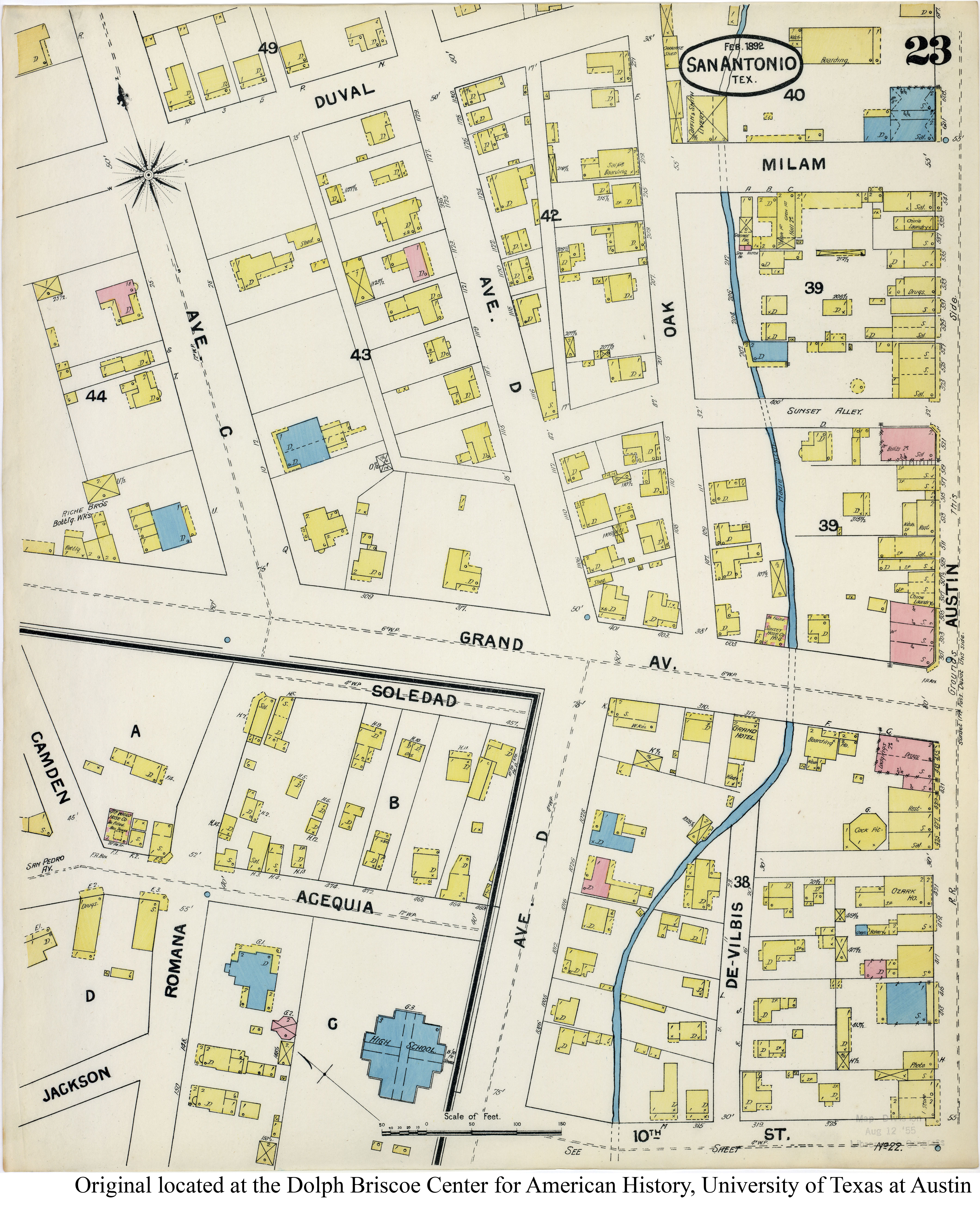 SiteMapsFolder Txu Sanborn San Antonio 1892 23
