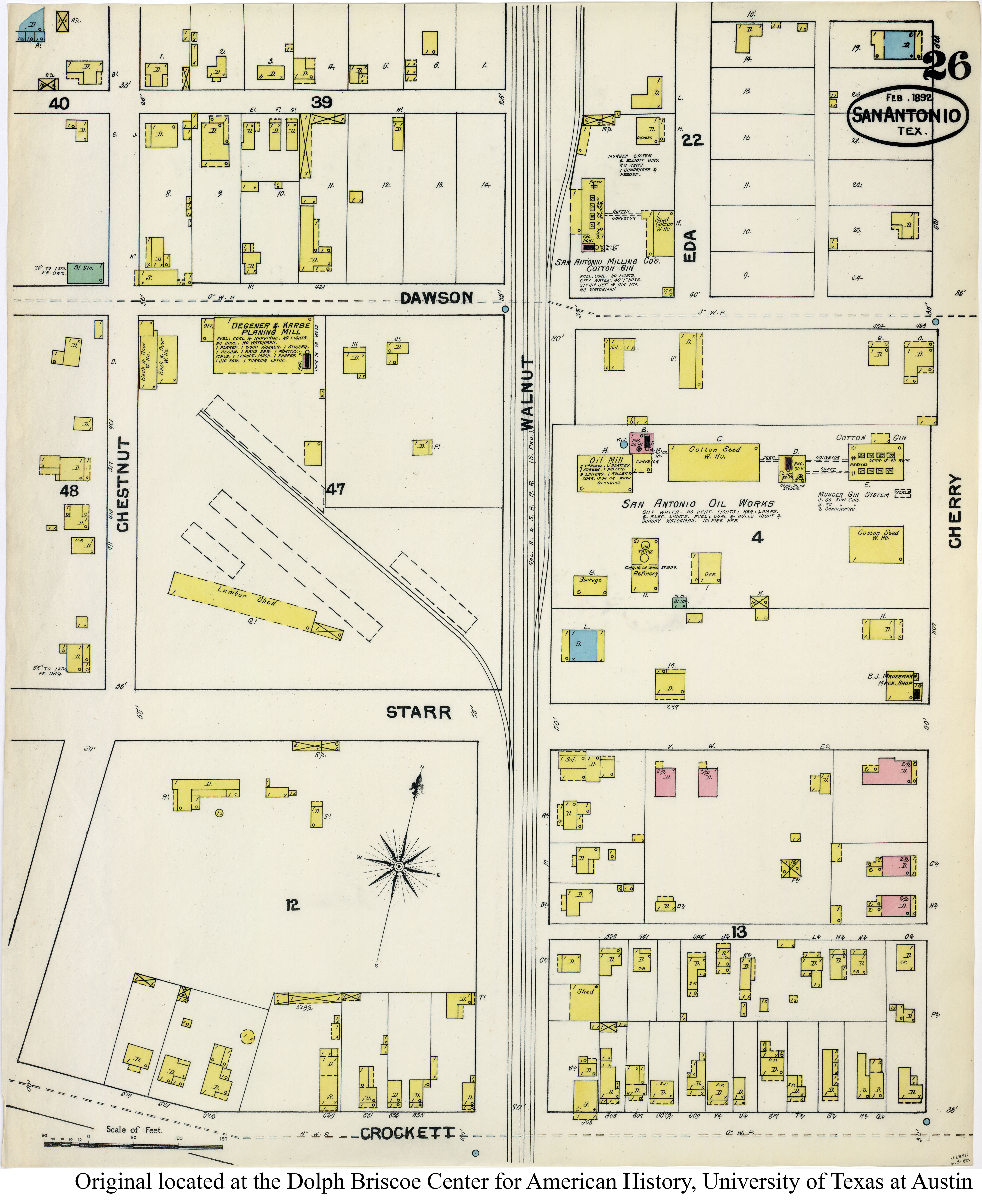 SiteMapsFolder Txu Sanborn San Antonio 1892 26