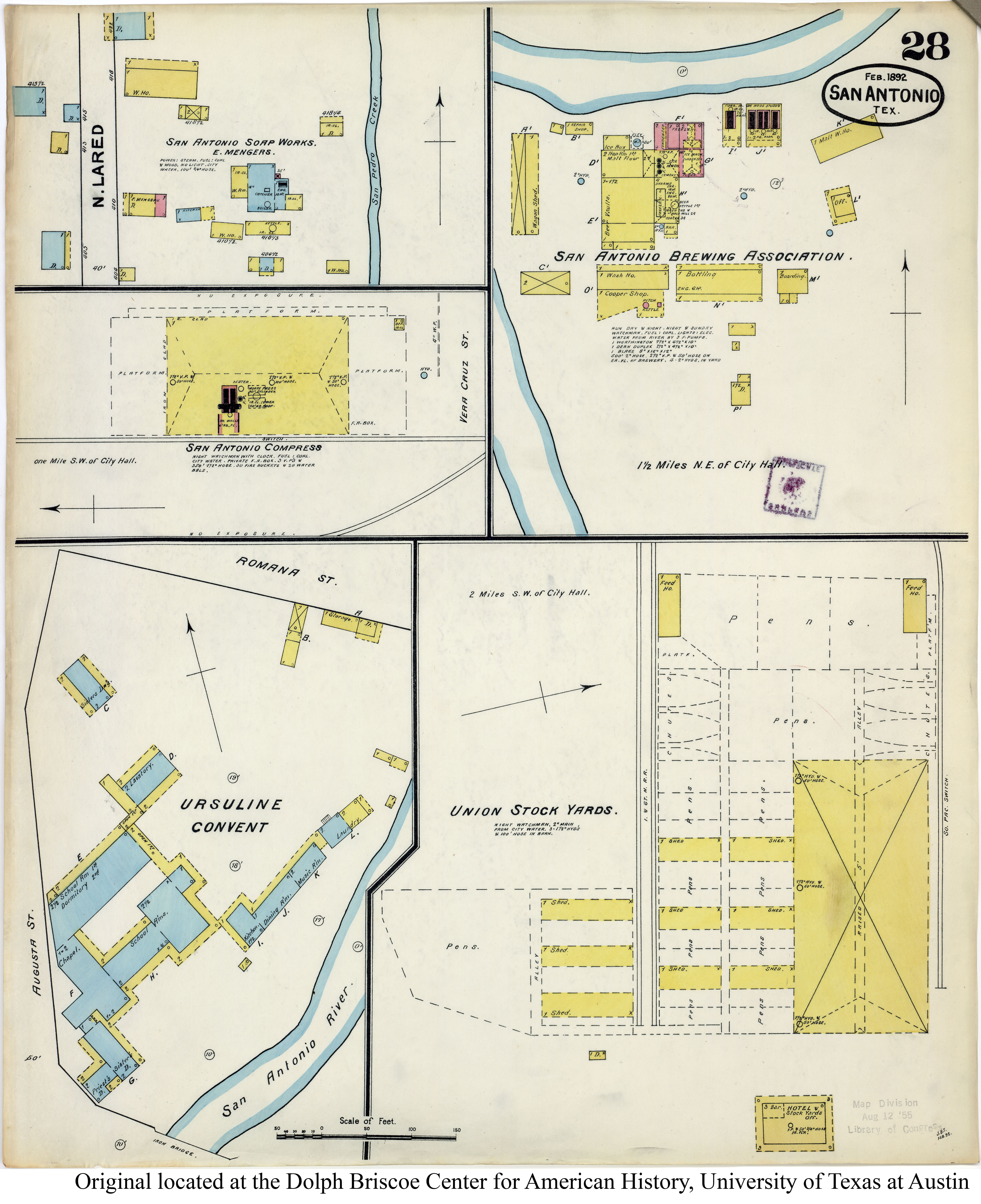 SiteMapsFolder Txu Sanborn San Antonio 1892 28