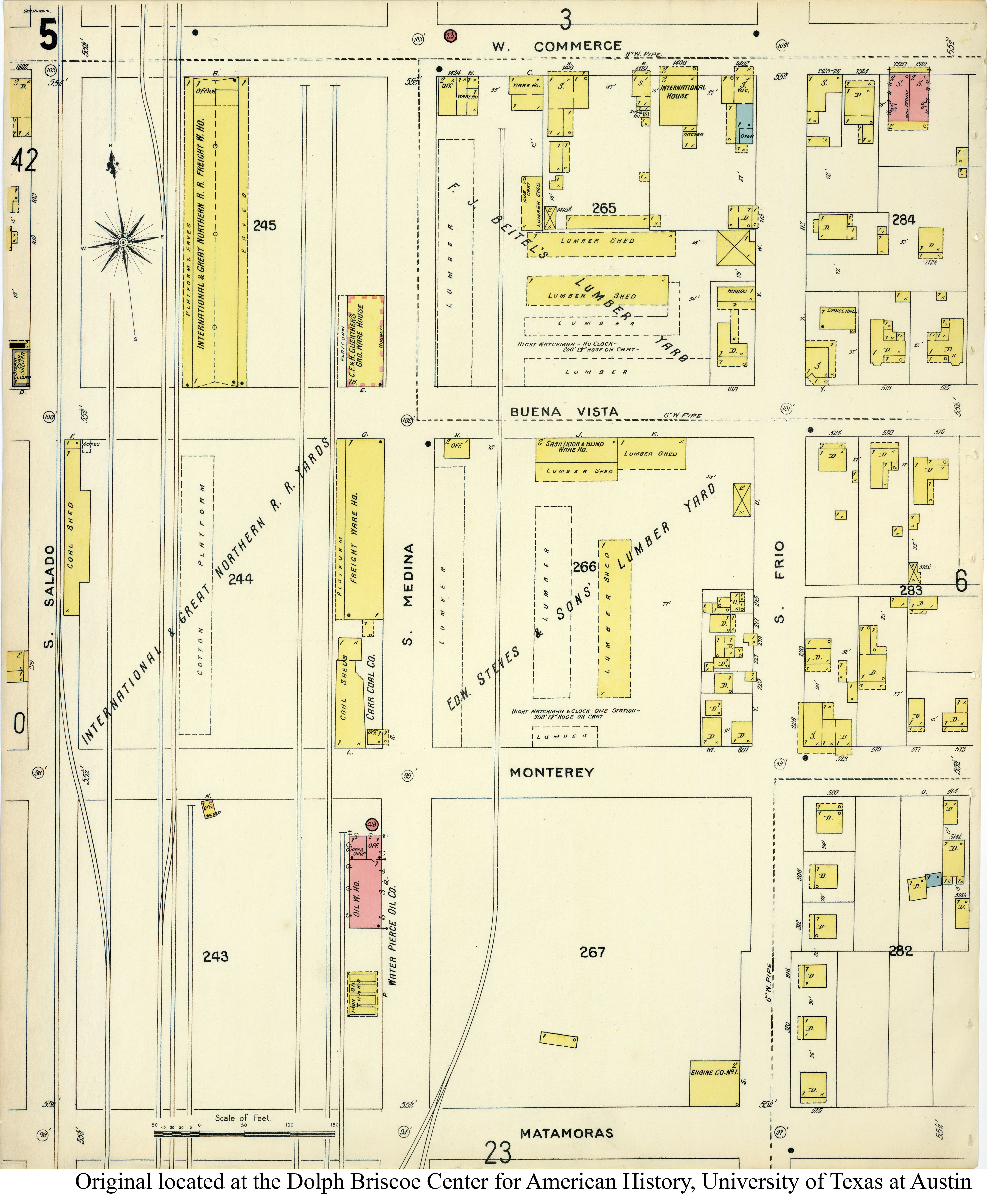 SiteMapsFolder Txu Sanborn San Antonio 1896 05