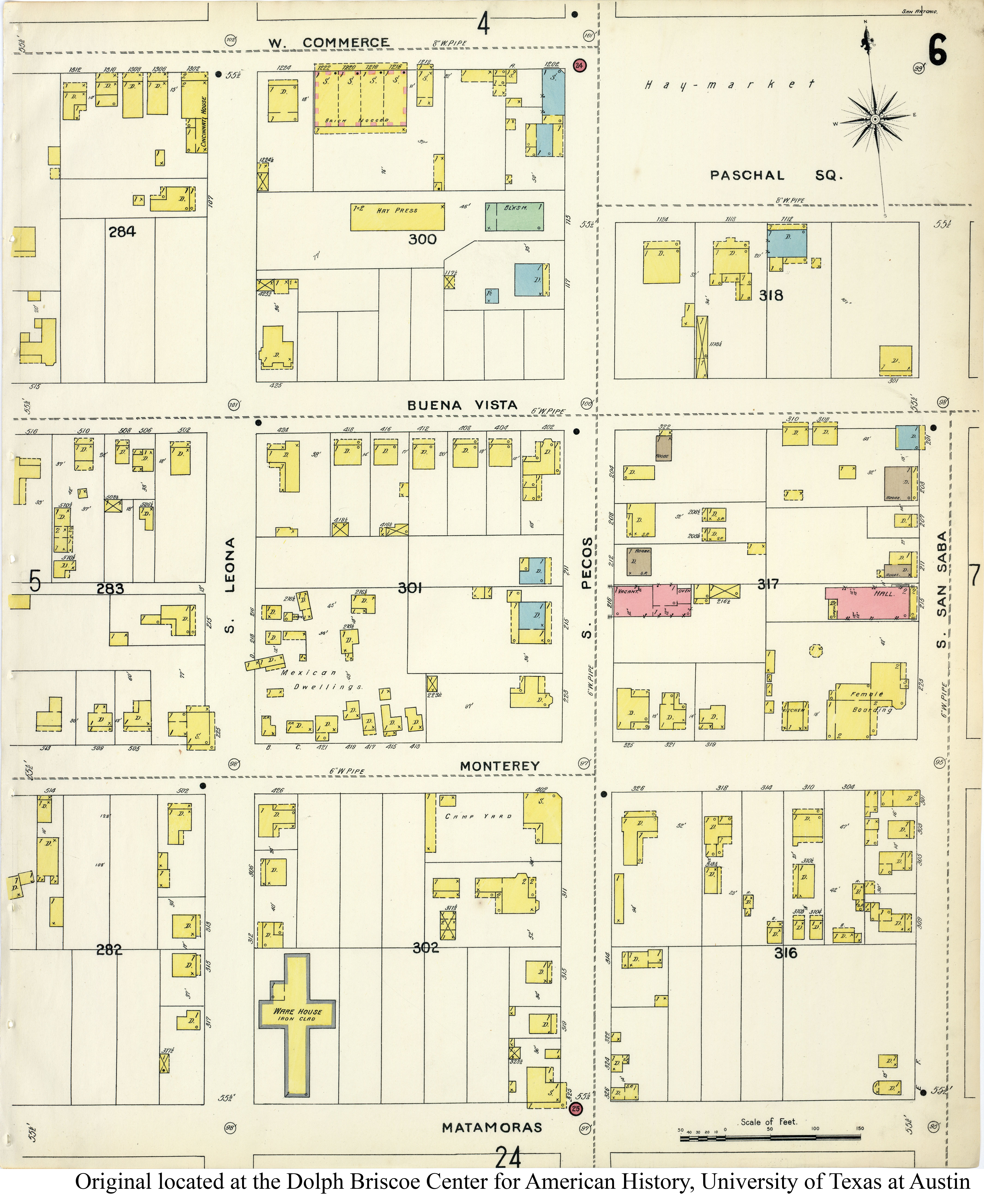 SiteMapsFolder Txu Sanborn San Antonio 1896 06