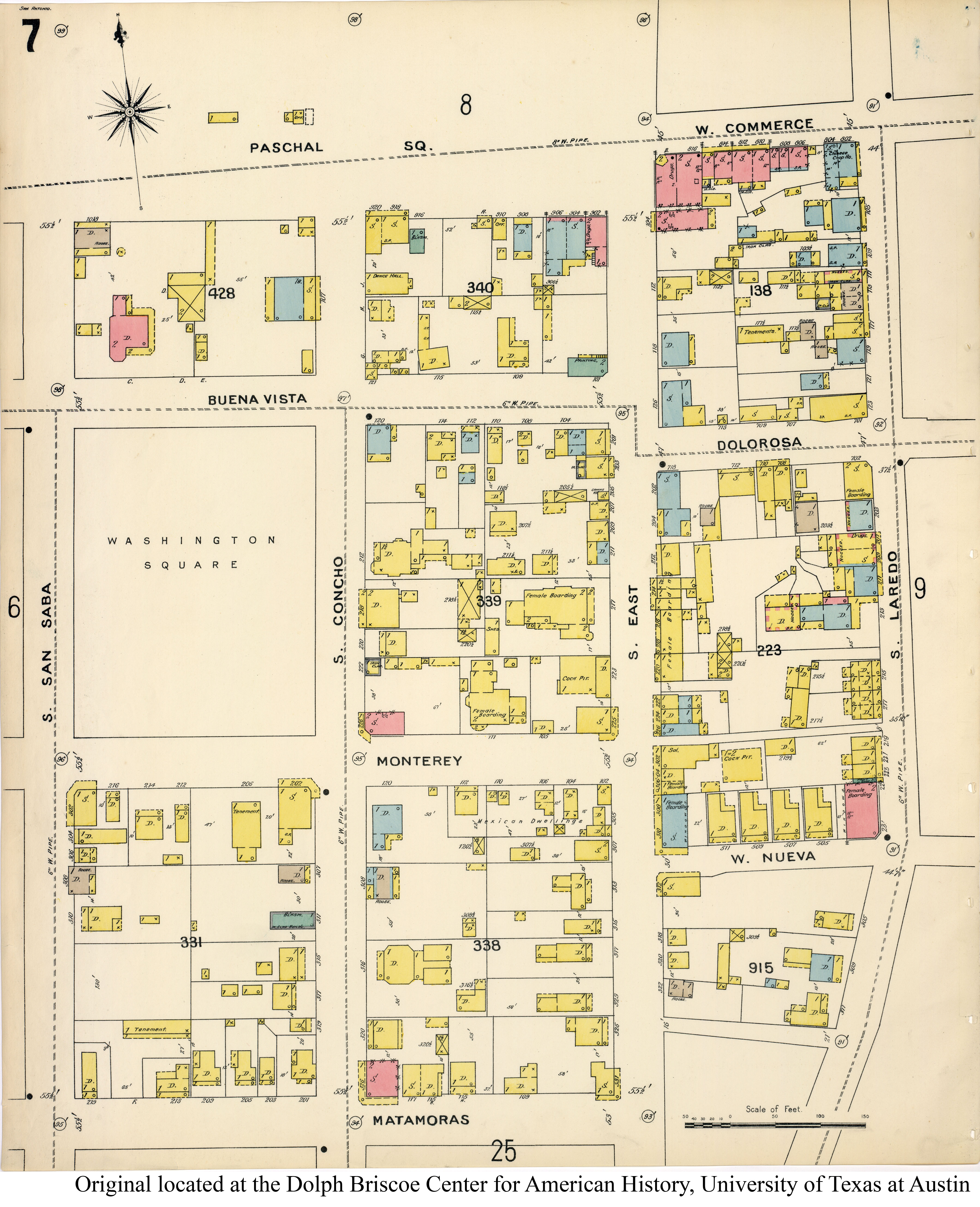 SiteMapsFolder Txu Sanborn San Antonio 1896 07