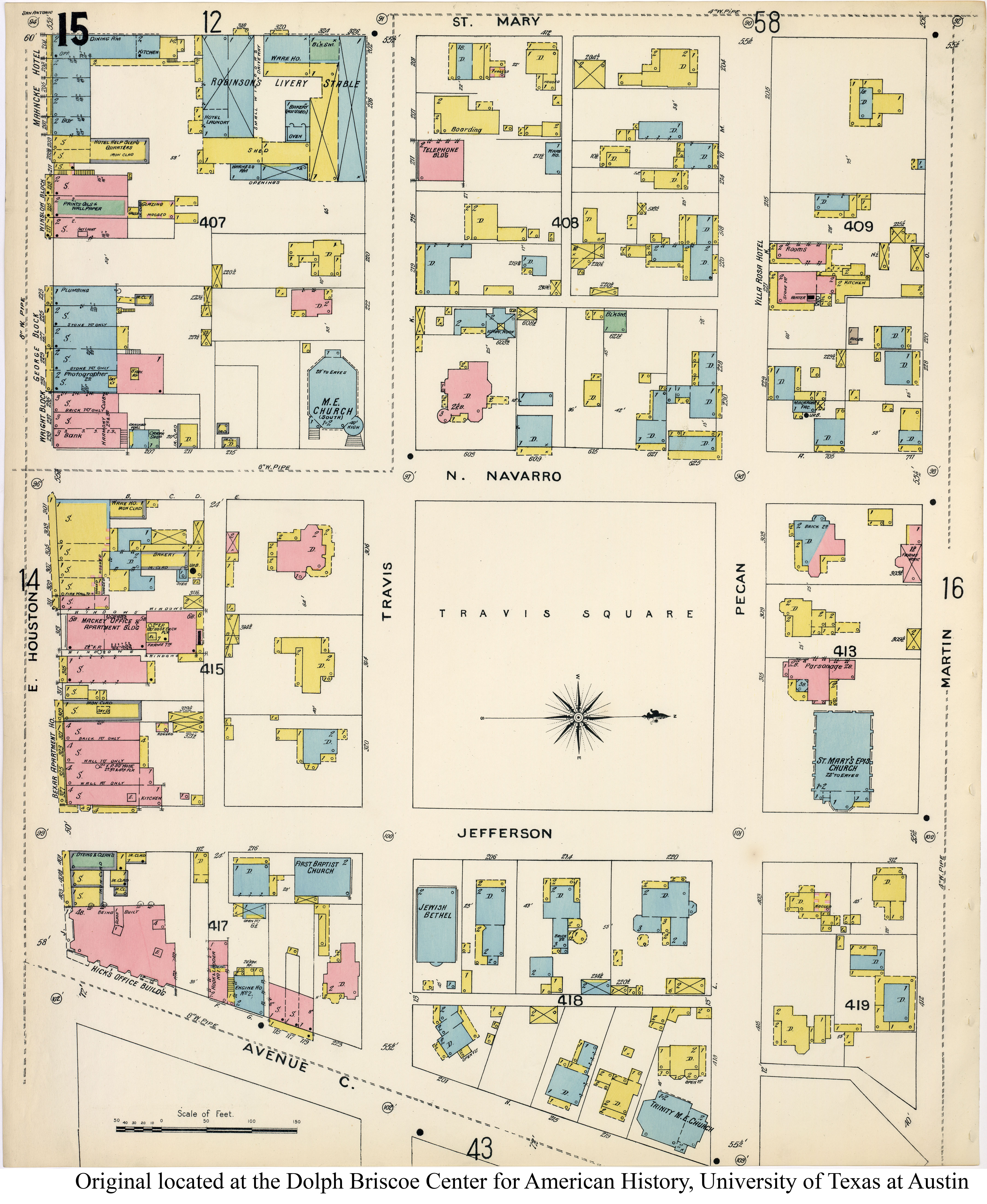 SiteMapsFolder Txu Sanborn San Antonio 1896 15