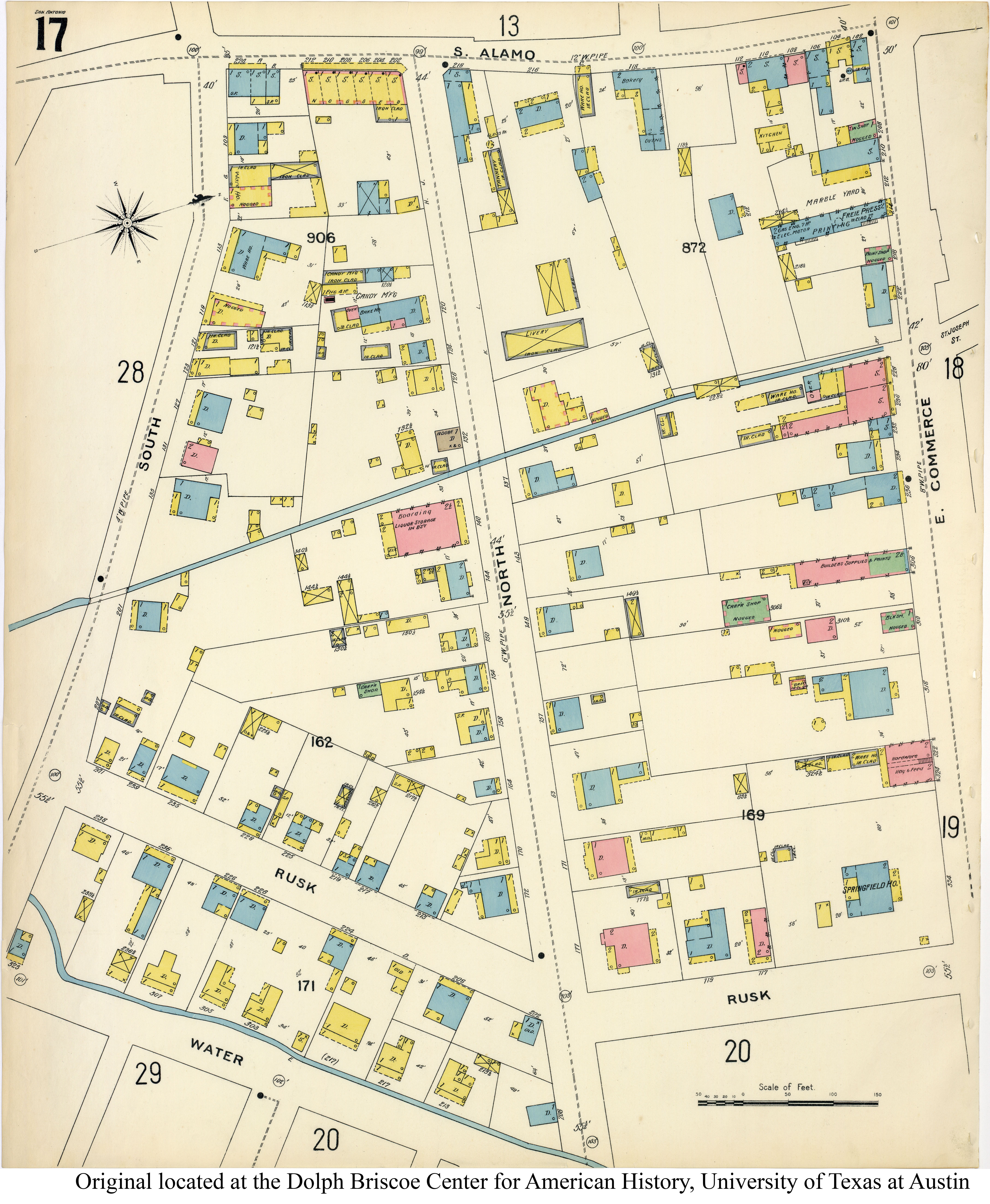 SiteMapsFolder Txu Sanborn San Antonio 1896 17
