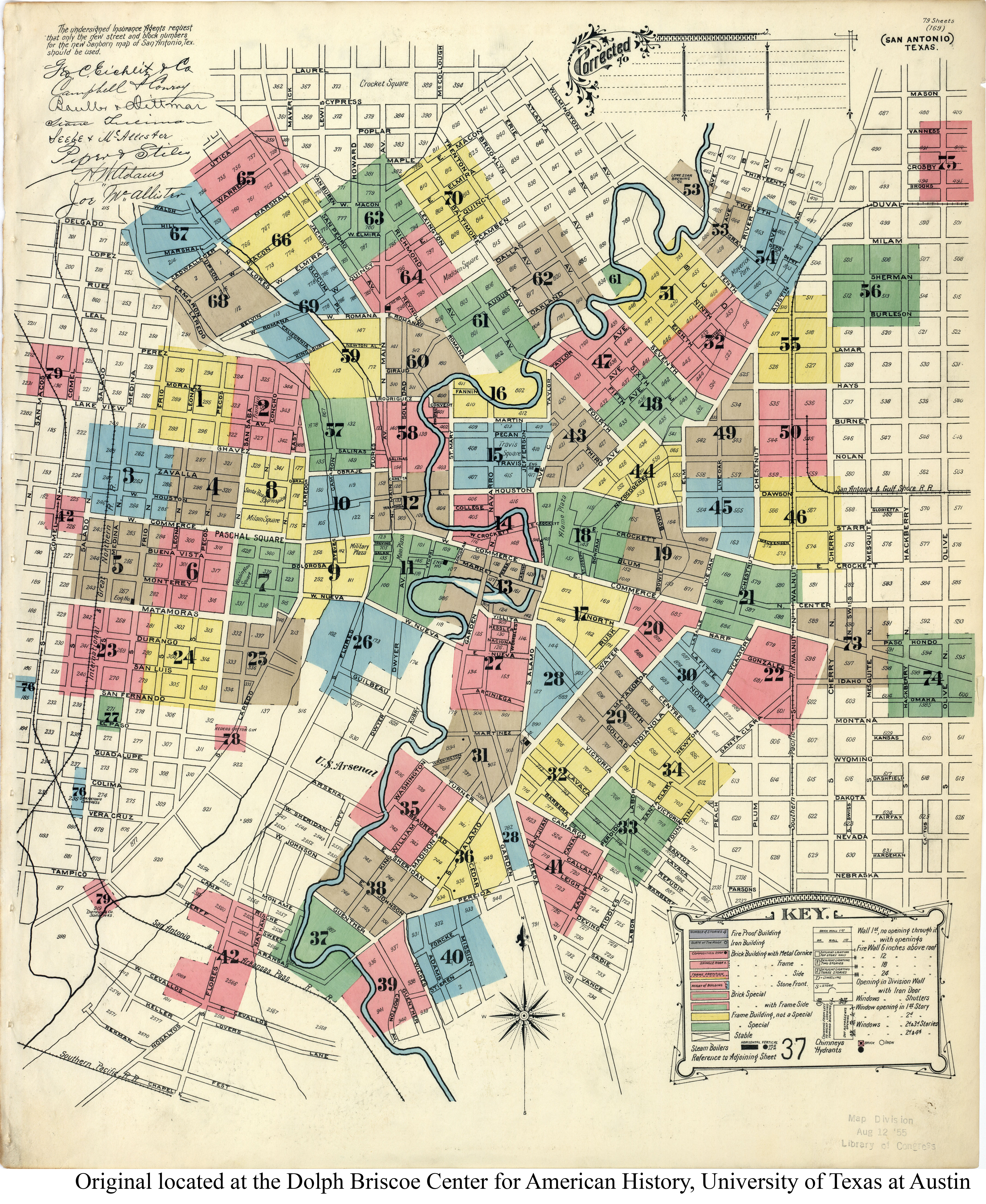 SiteMapsFolder Txu Sanborn San Antonio 1896 1k
