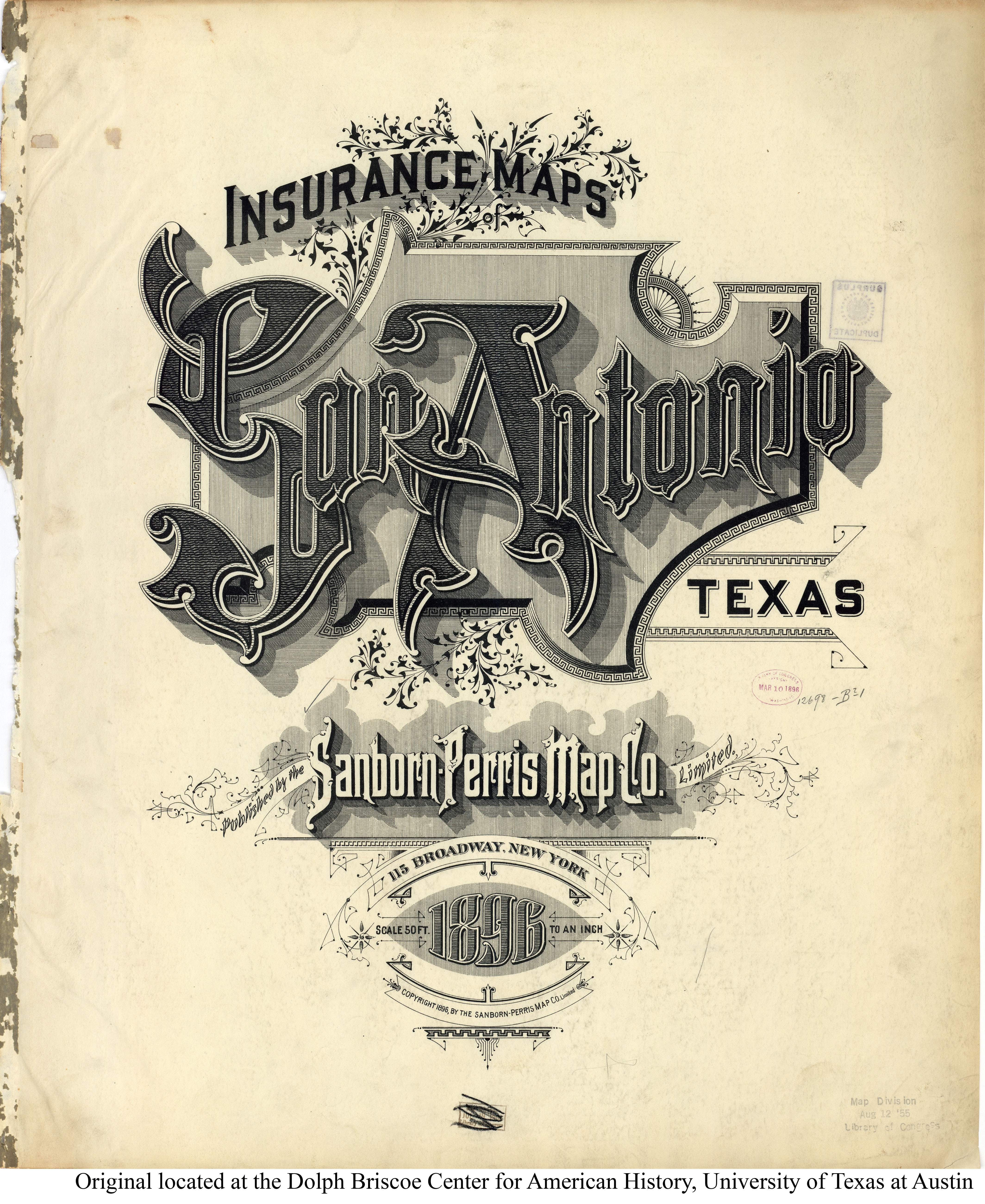 SiteMapsFolder Txu Sanborn San Antonio 1896 1t