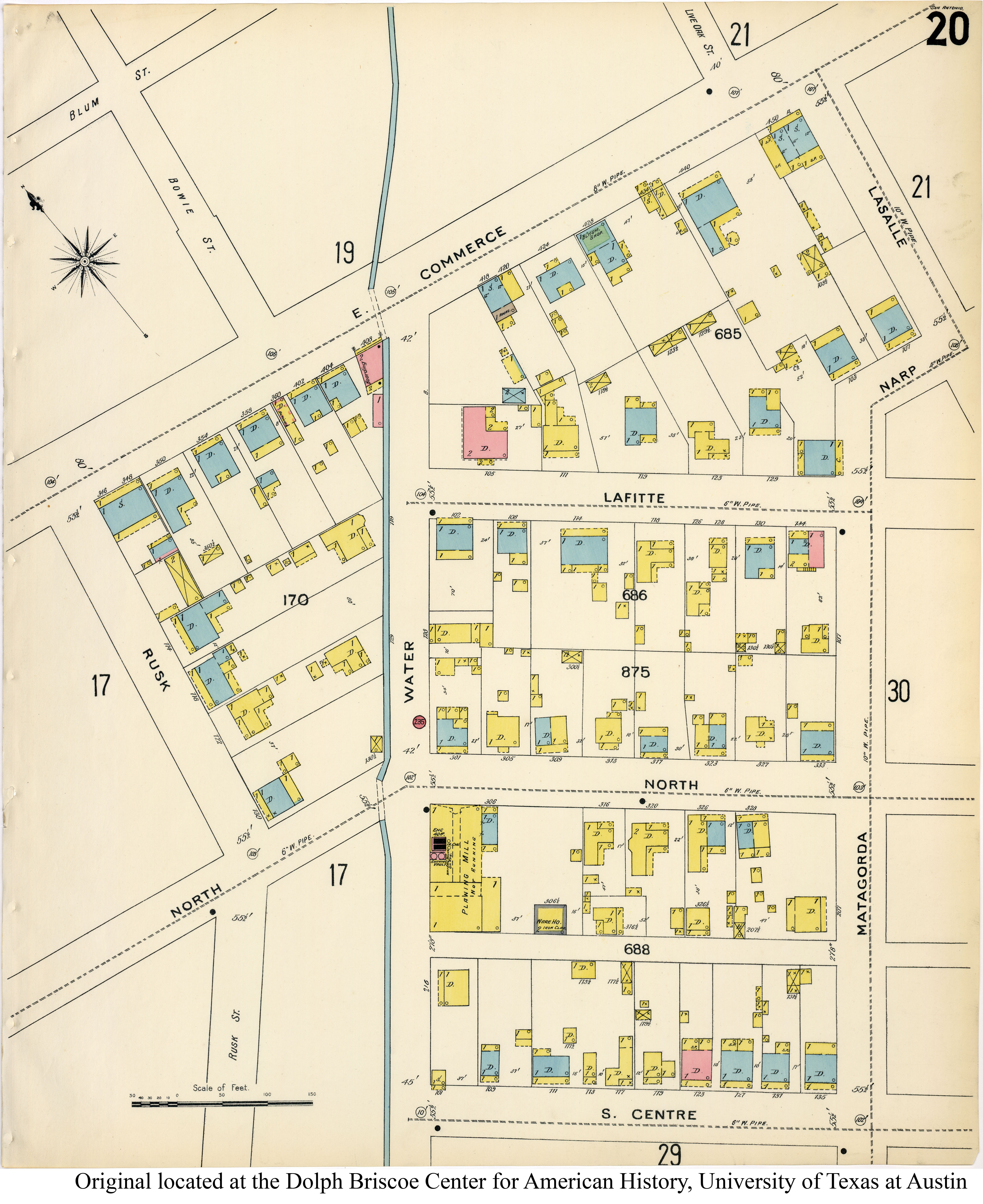 SiteMapsFolder Txu Sanborn San Antonio 1896 20