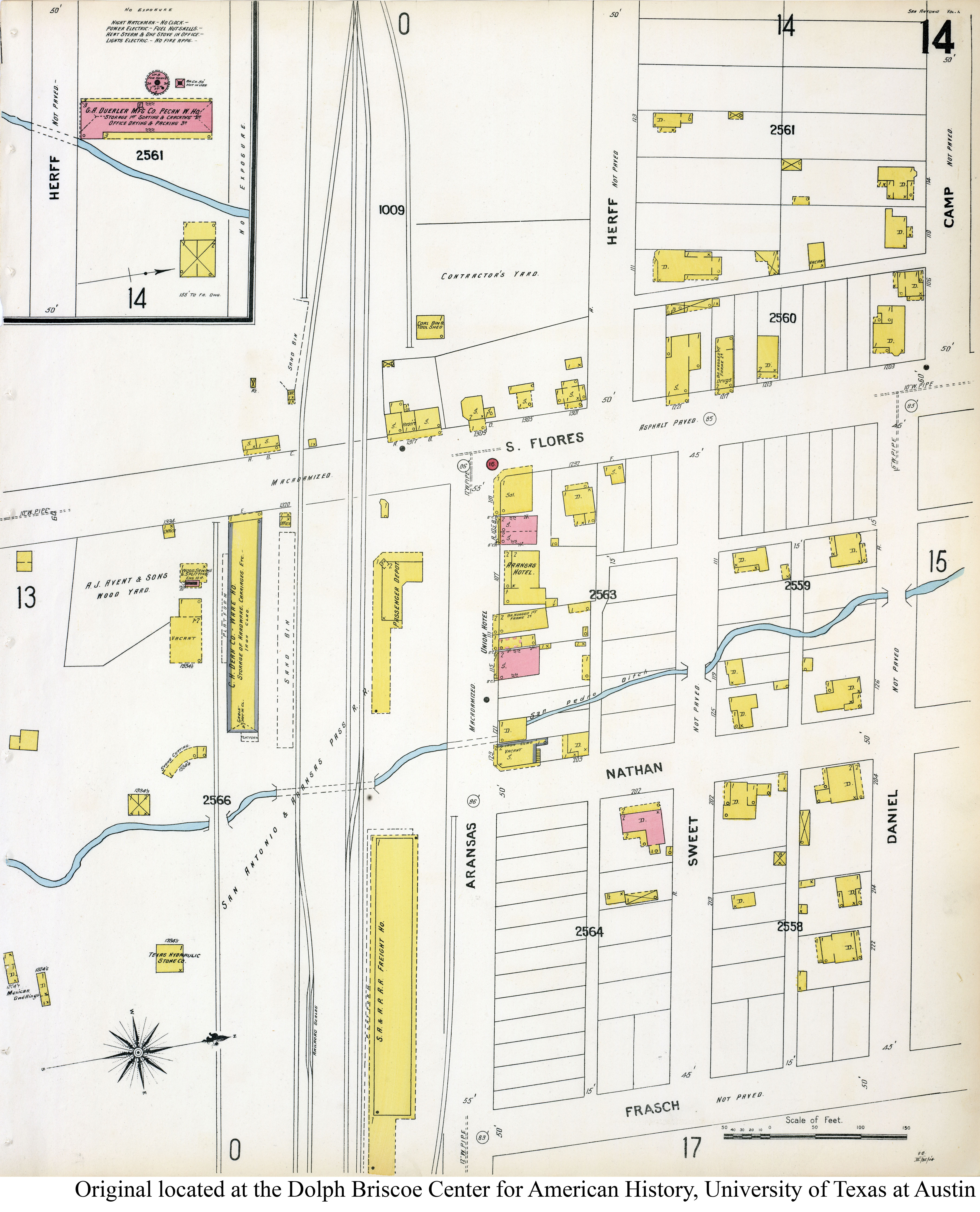 SiteMapsFolder Txu Sanborn San Antonio 1904 Vol1 14