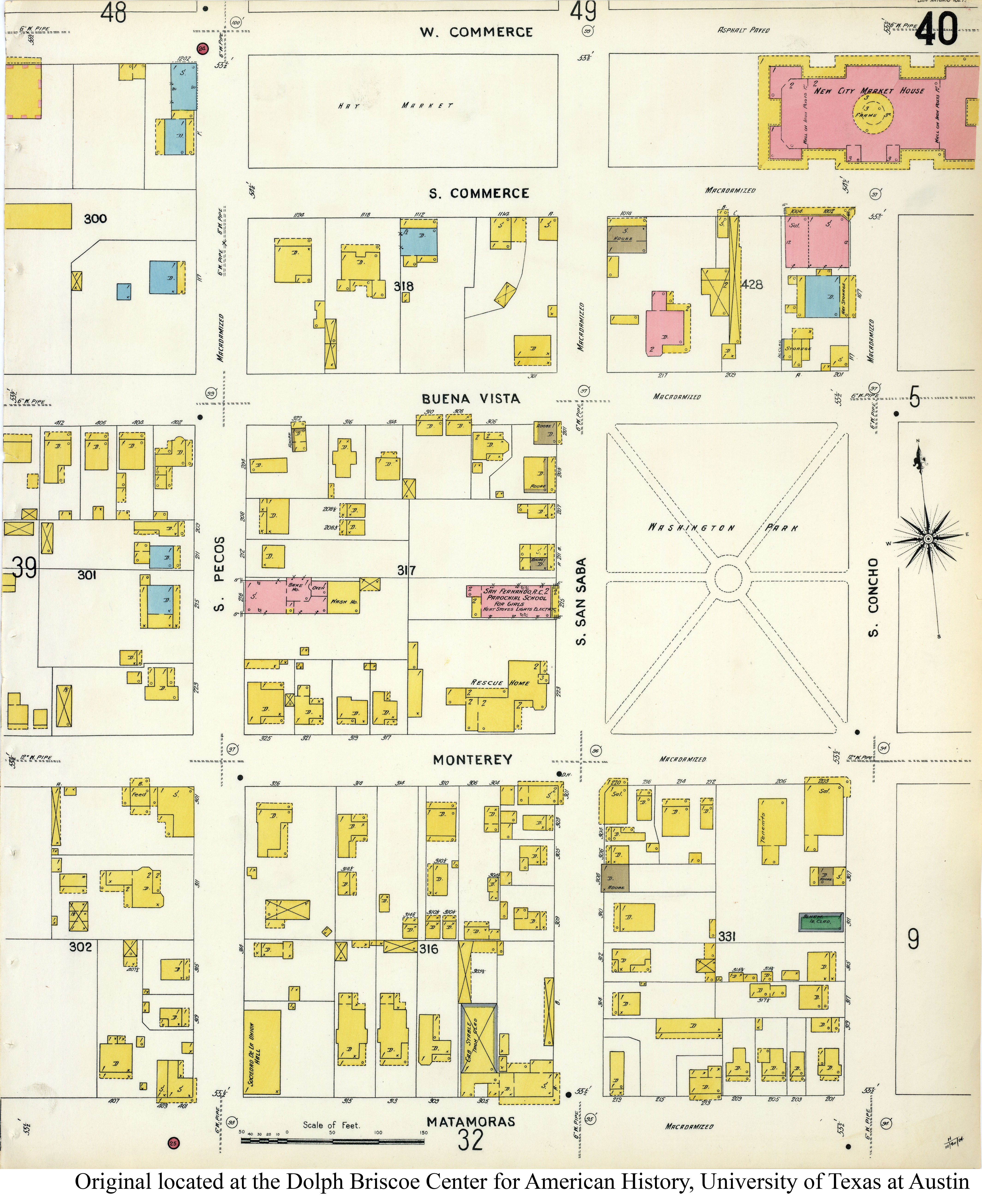SiteMapsFolder Txu Sanborn San Antonio 1904 Vol1 40