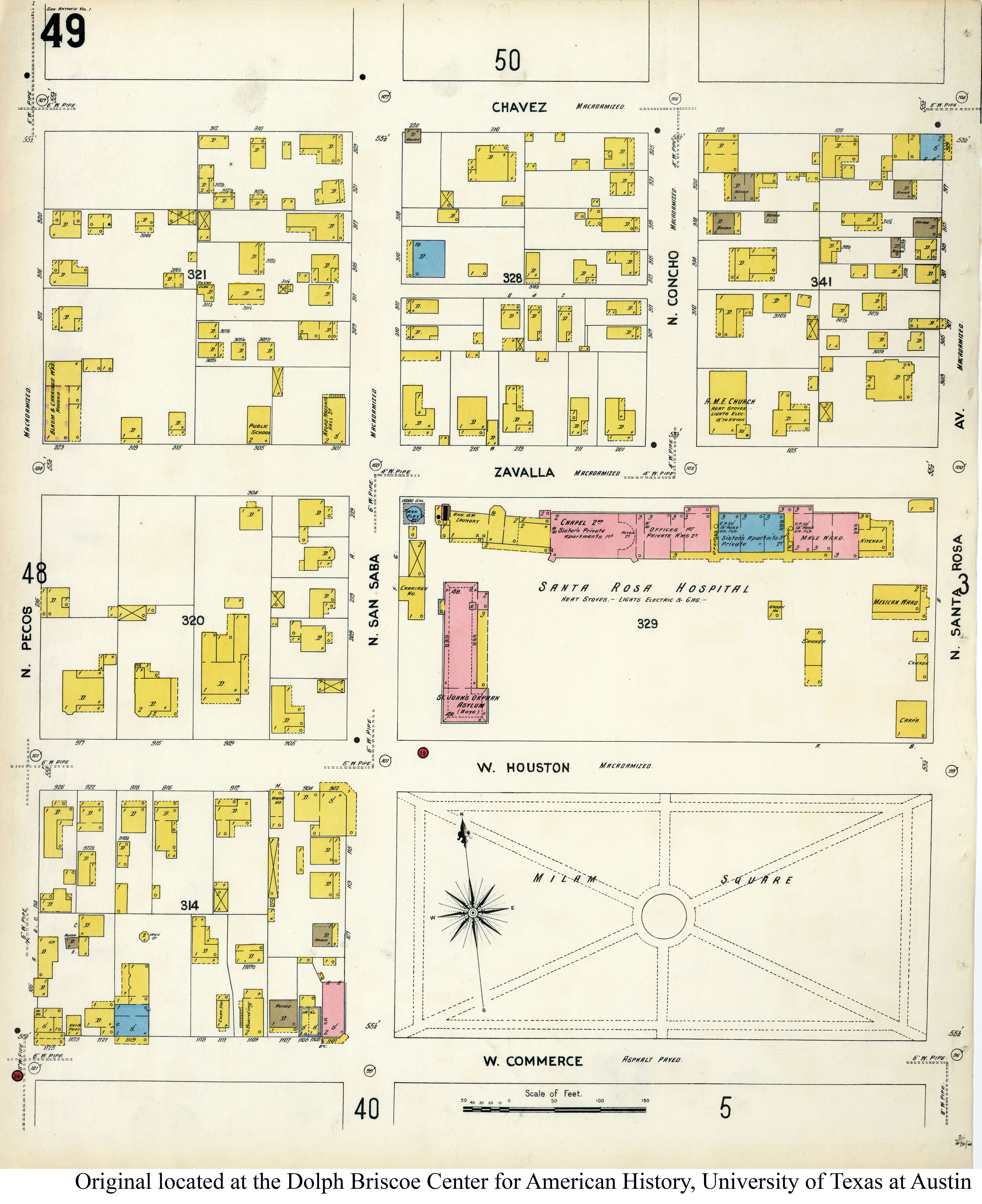SiteMapsFolder Txu Sanborn San Antonio 1904 Vol1 49