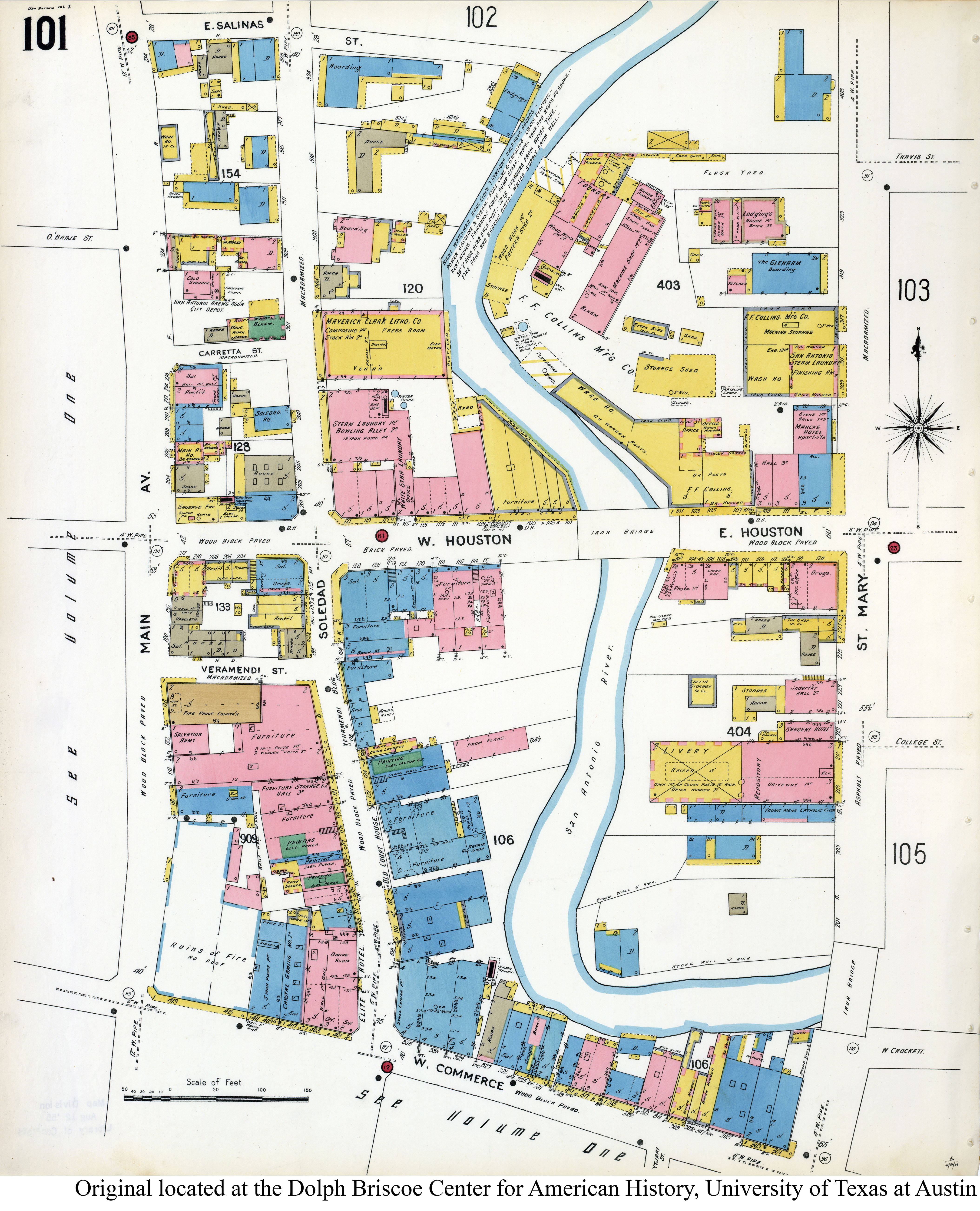 SiteMapsFolder Txu Sanborn San Antonio 1904 Vol2 101