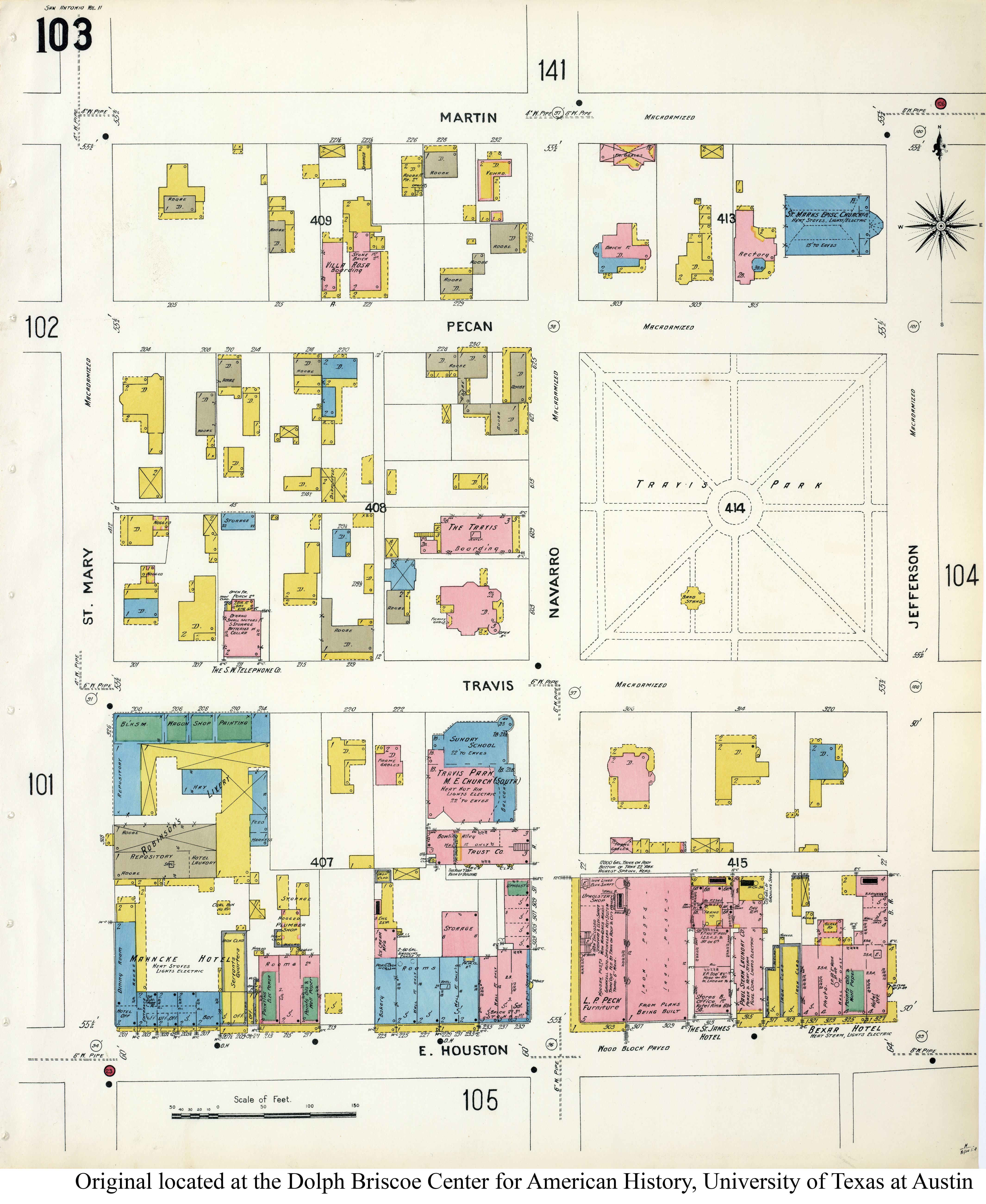 SiteMapsFolder Txu Sanborn San Antonio 1904 Vol2 103