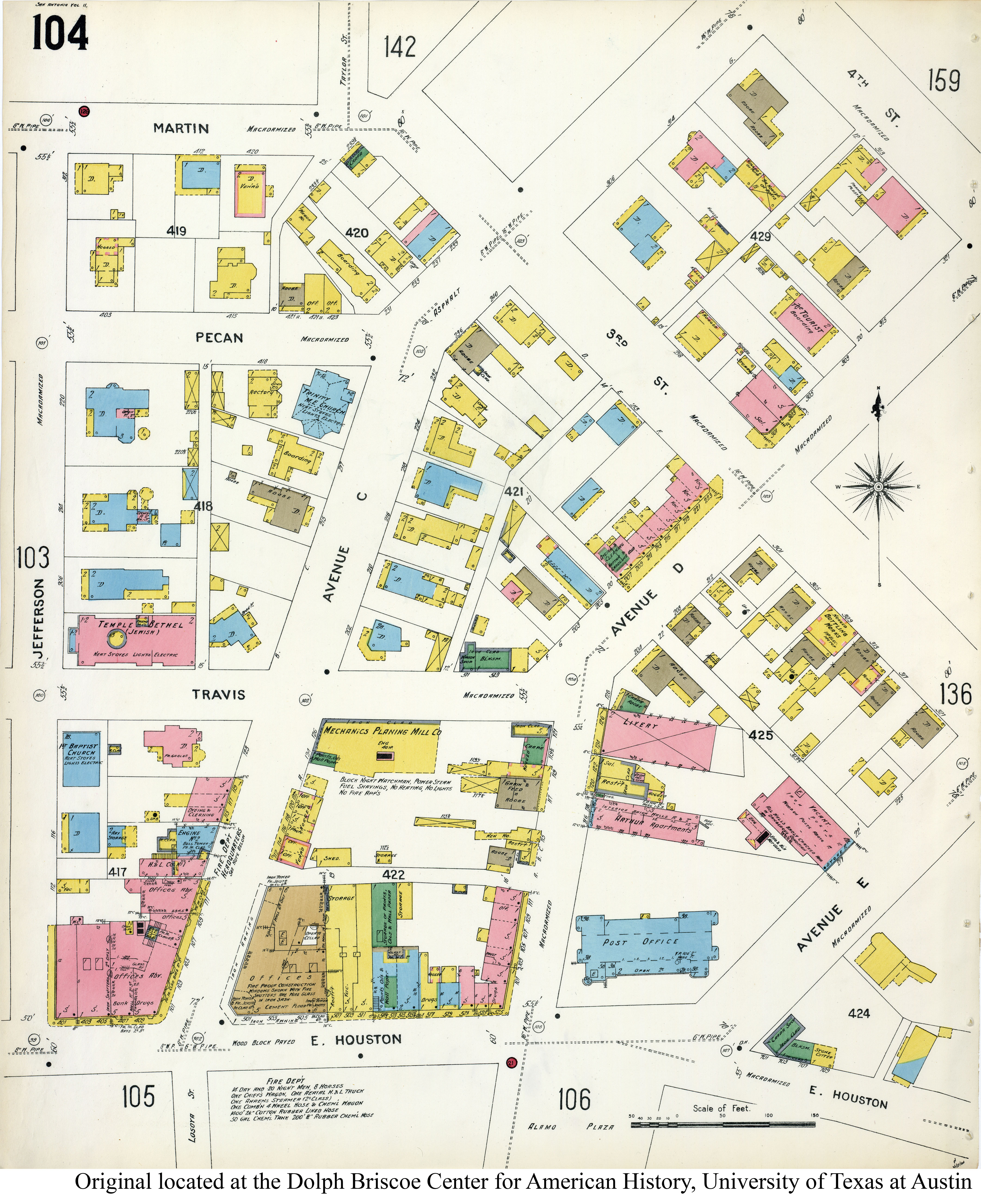 SiteMapsFolder Txu Sanborn San Antonio 1904 Vol2 104