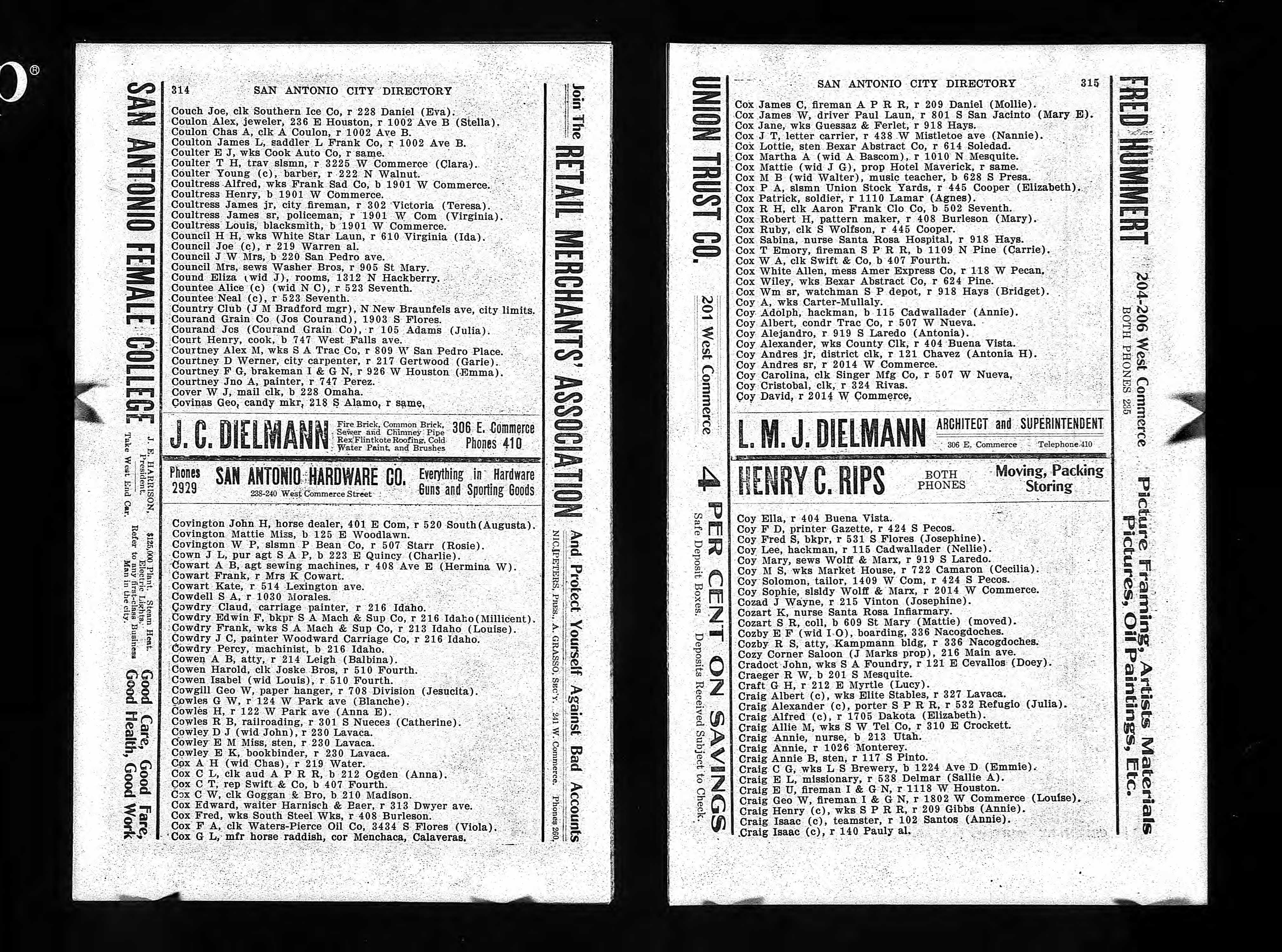 ServiceListsFolder1909-CoultressJamesSr