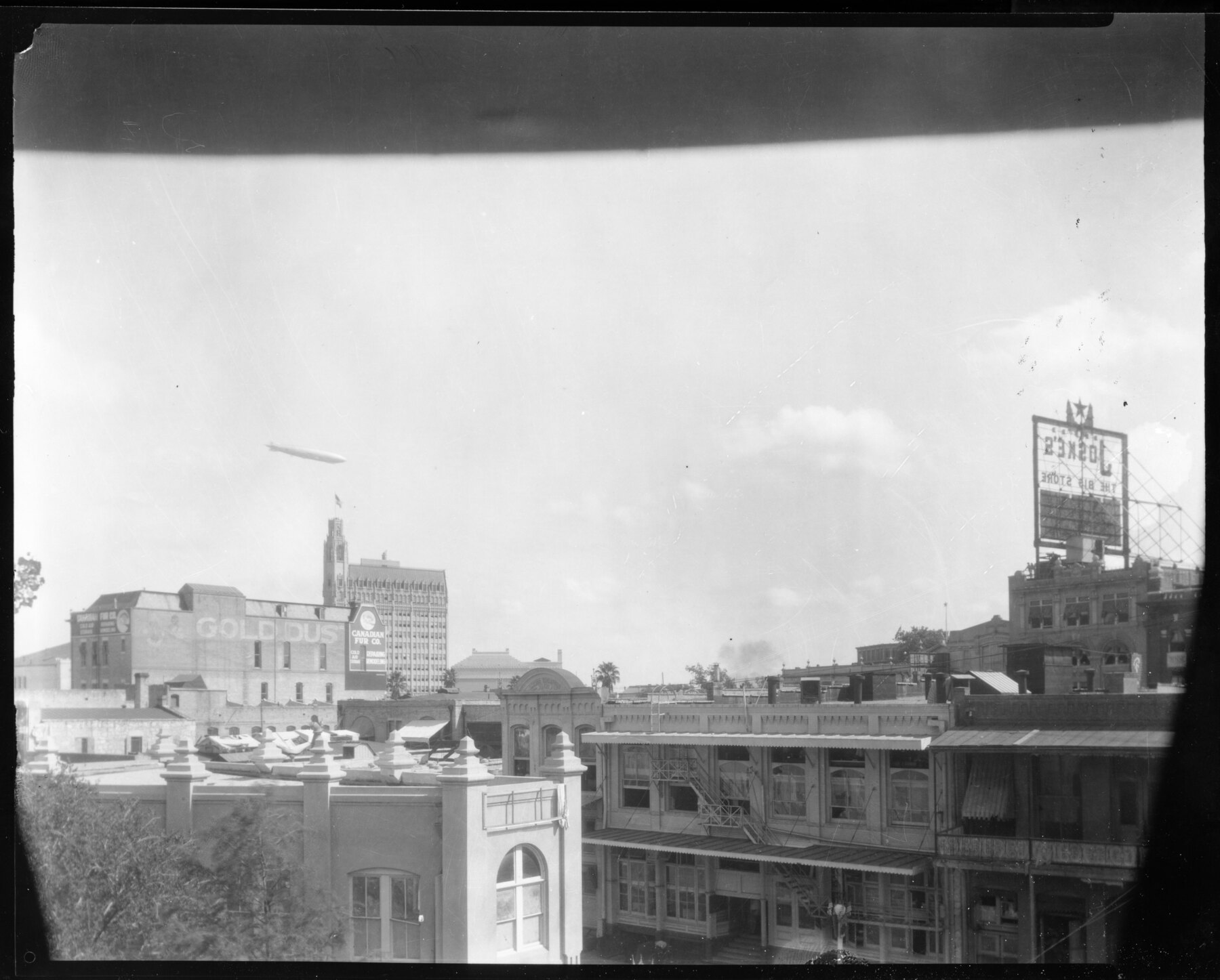 Zeppelin Over San Antonio